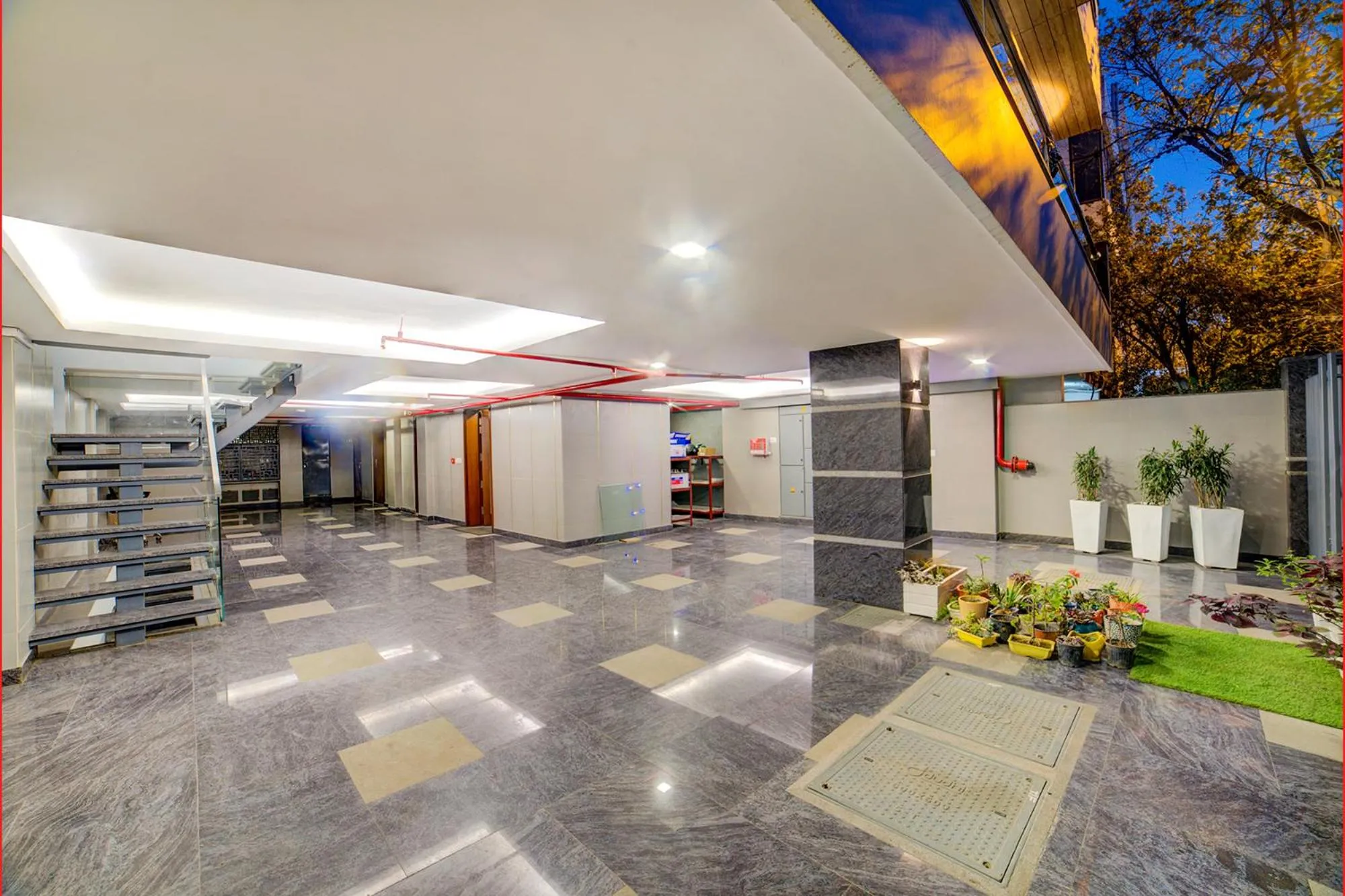 Lobby or reception in FabHotel Exotica Greenpark