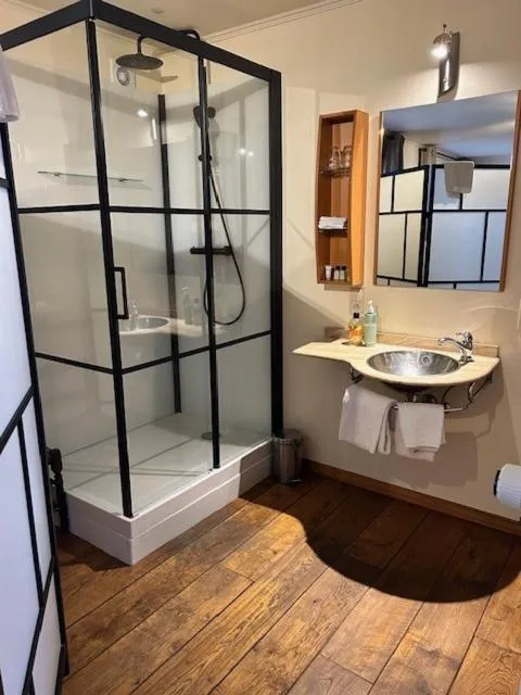 Shower in Hotel Torenhof