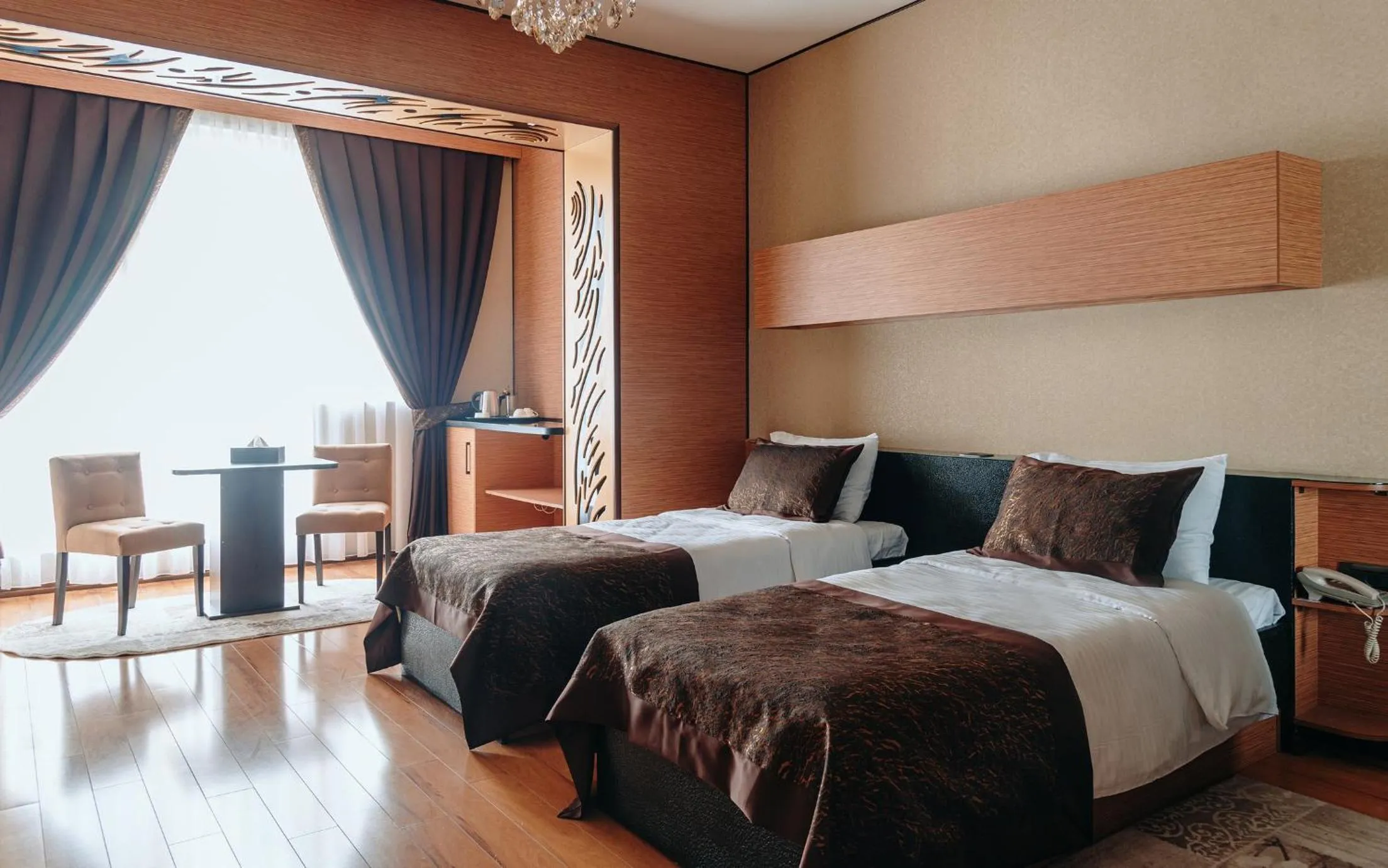 Bed in Bayil Breeze Hotel & Restaurant
