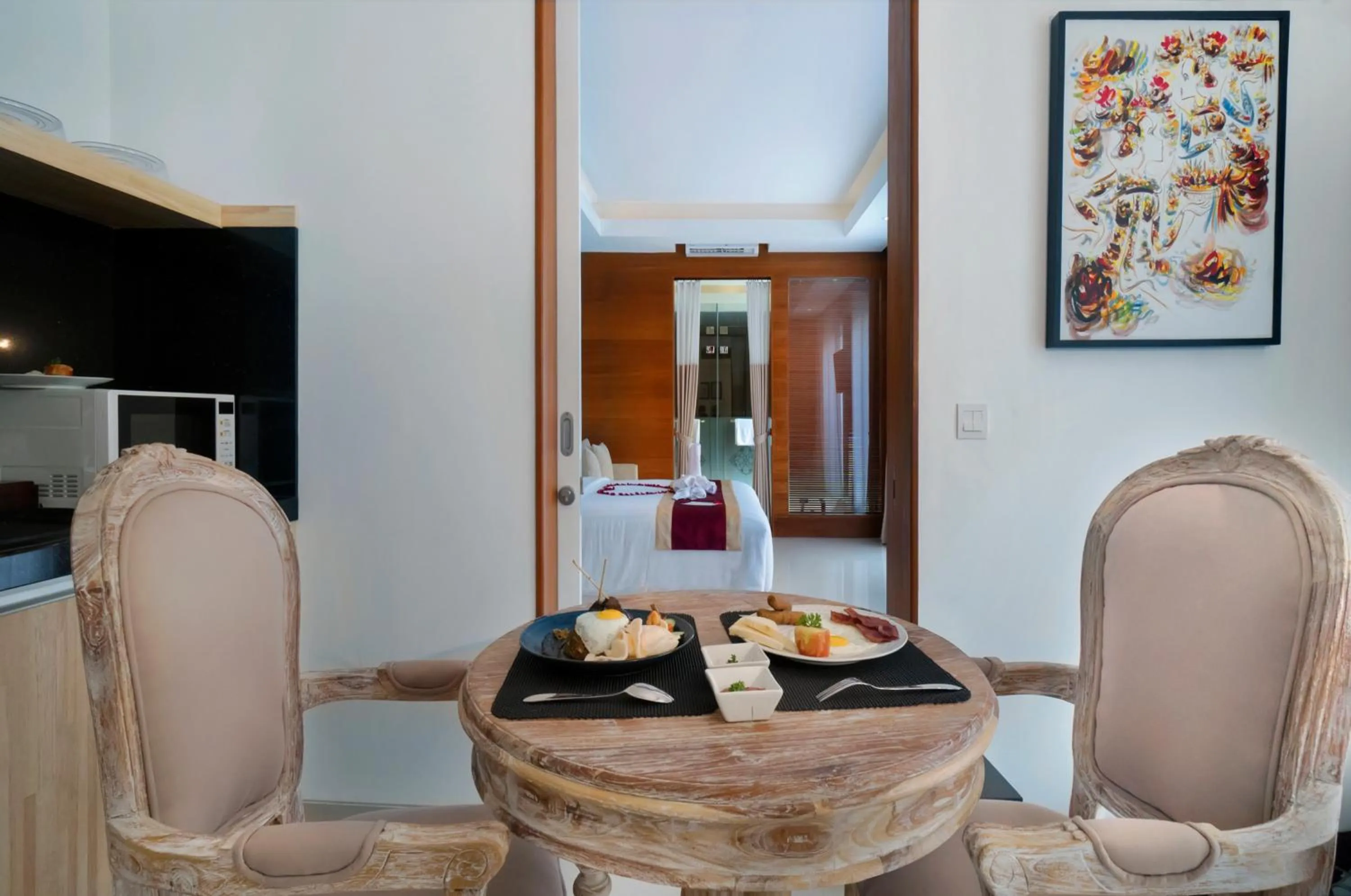 Kitchen or kitchenette in Sithala Villa Seminyak