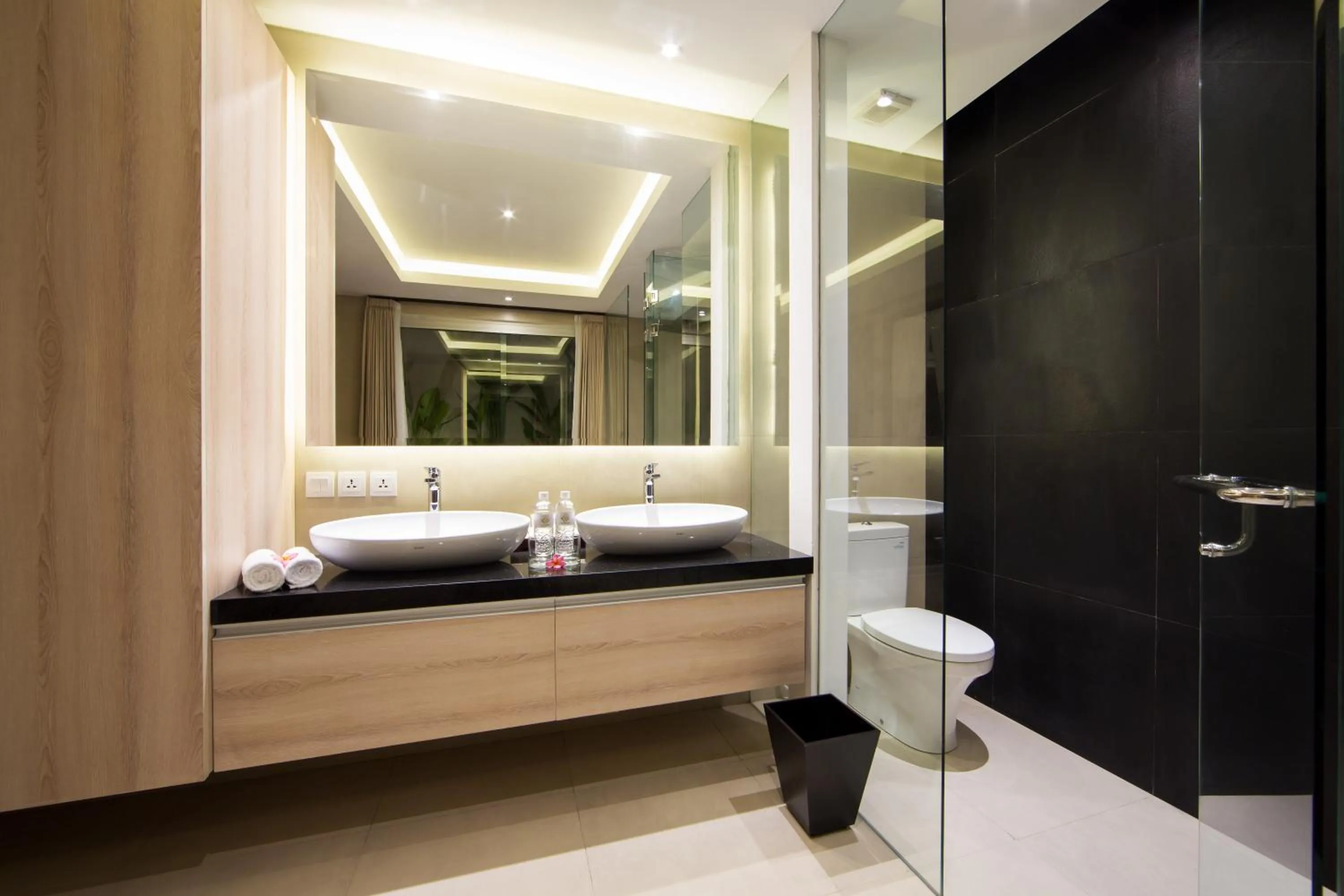 Bathroom, Bed in Sithala Villa Seminyak