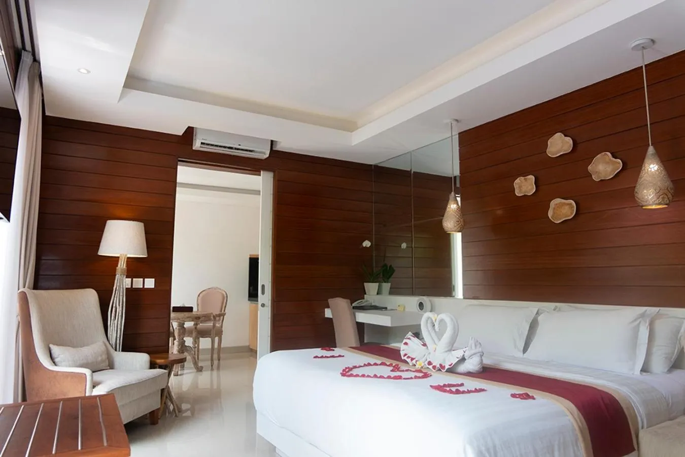 Bedroom, Bed in Sithala Villa Seminyak