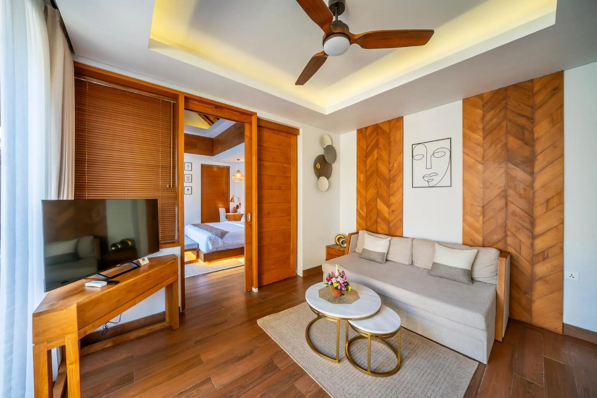 Living room in Sithala Villa Seminyak