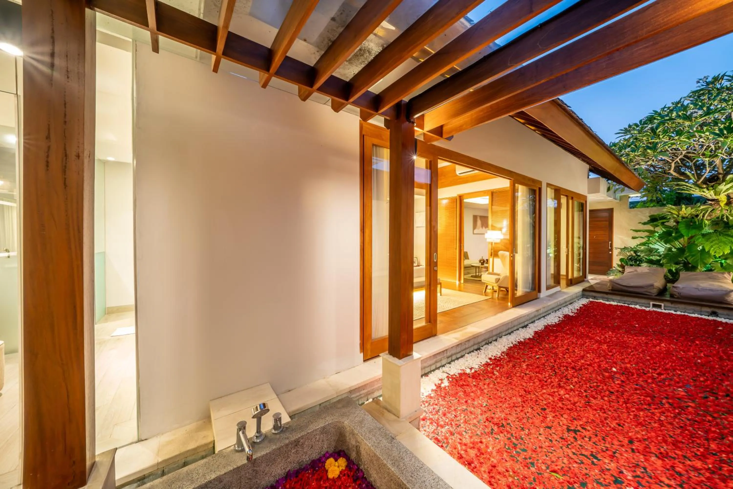 Pool view in Sithala Villa Seminyak