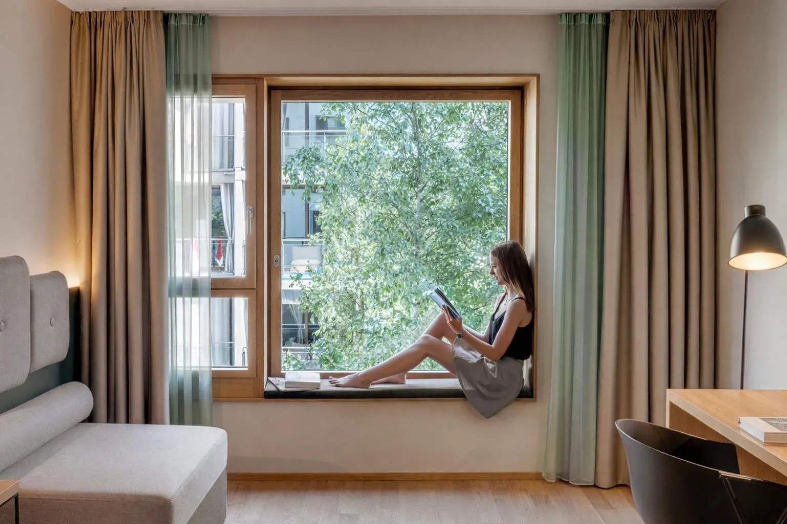 Bedroom, Bed in Hotel the YARD Berlin