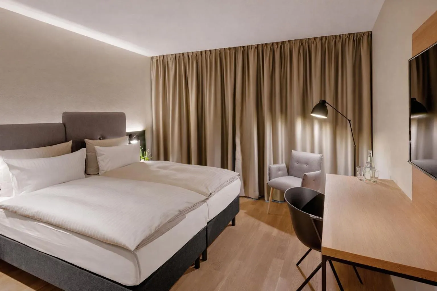 Bed in Hotel the YARD Berlin