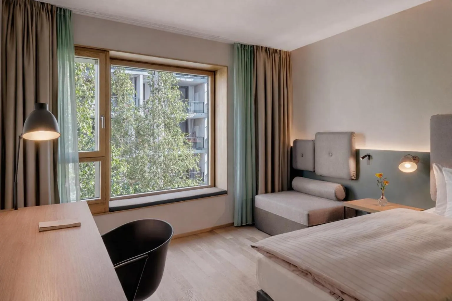 Bed in Hotel the YARD Berlin