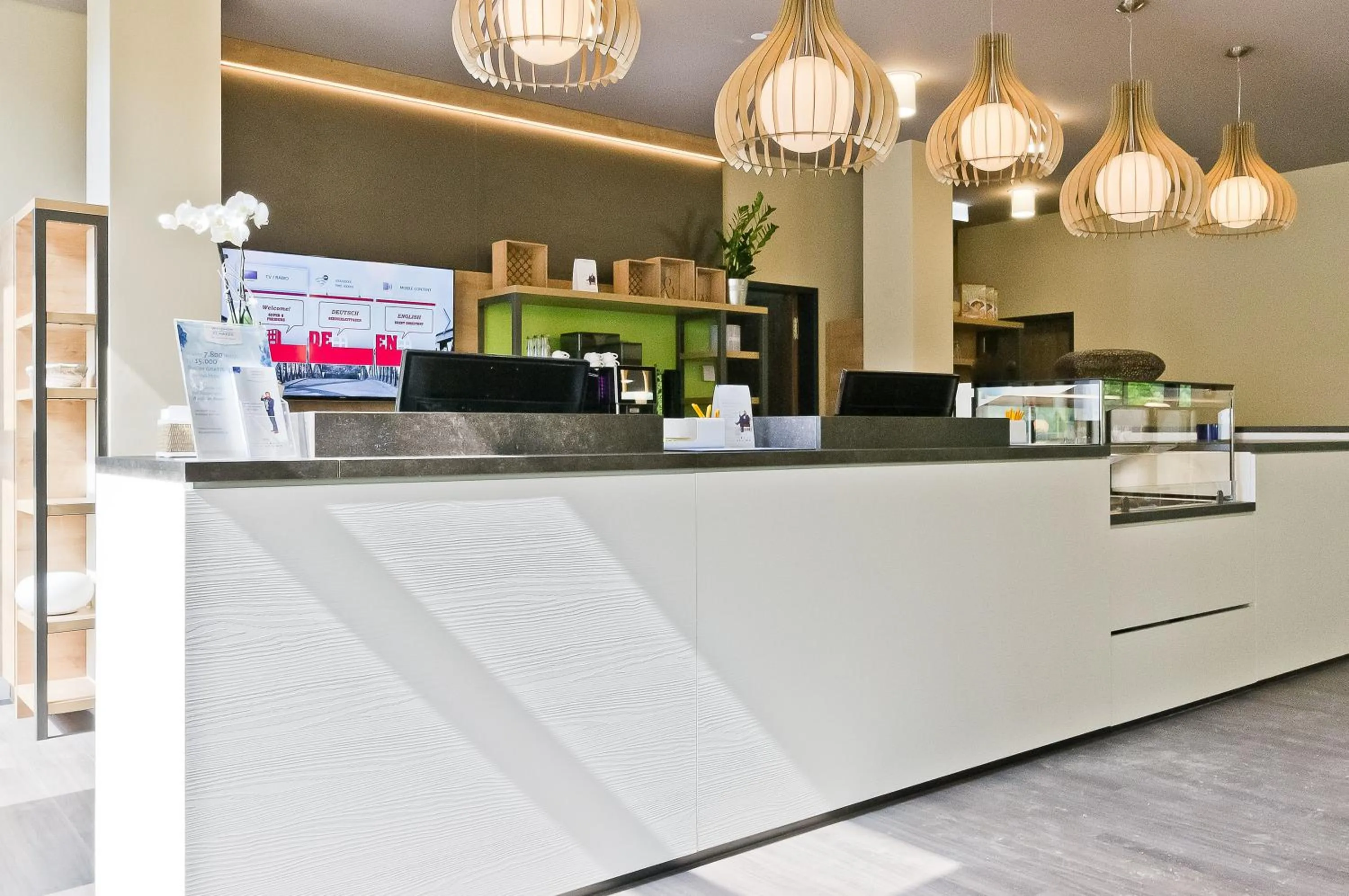 Lobby or reception in Super 8 Freiburg