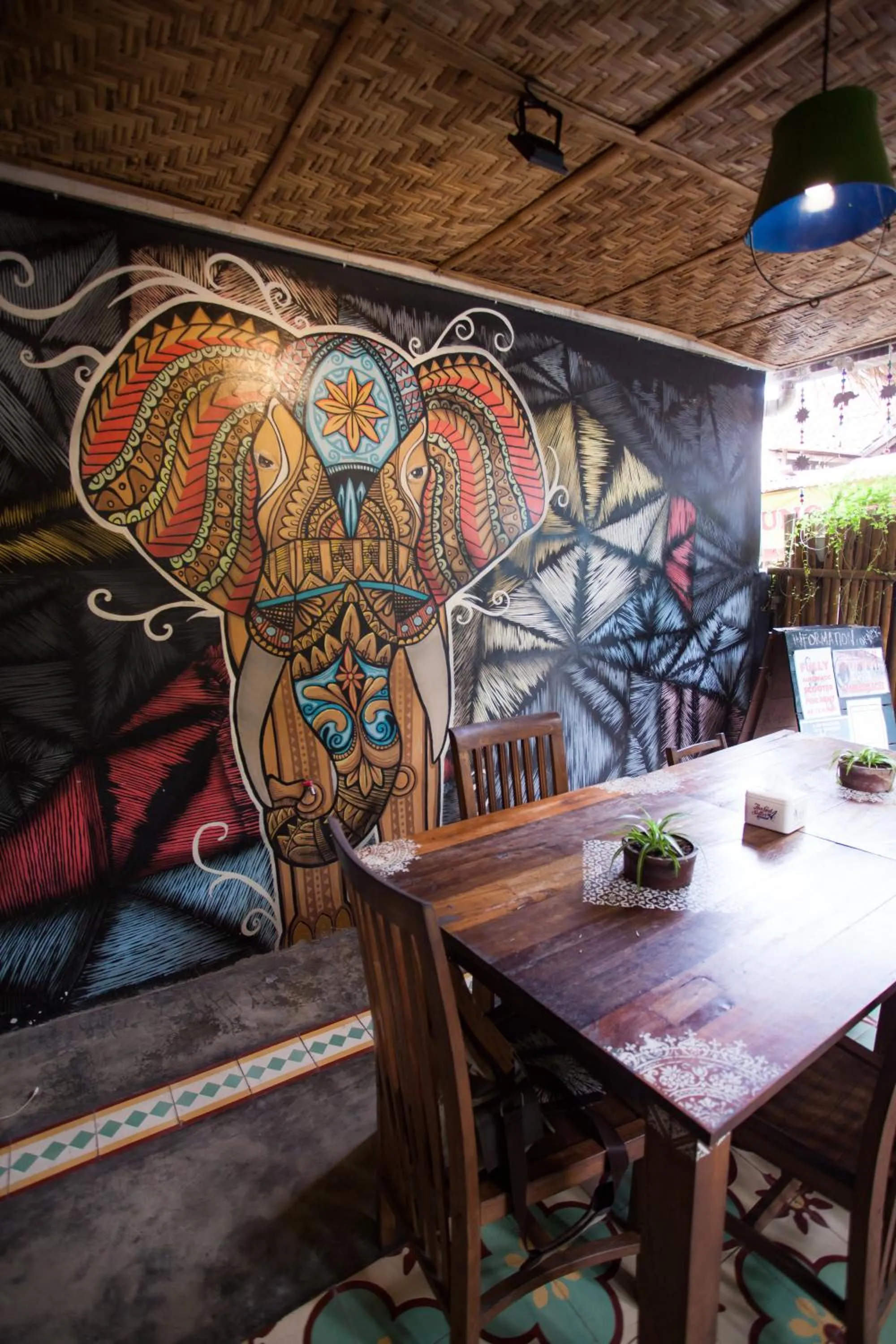 Patio in Happy Buddha Yogyakarta