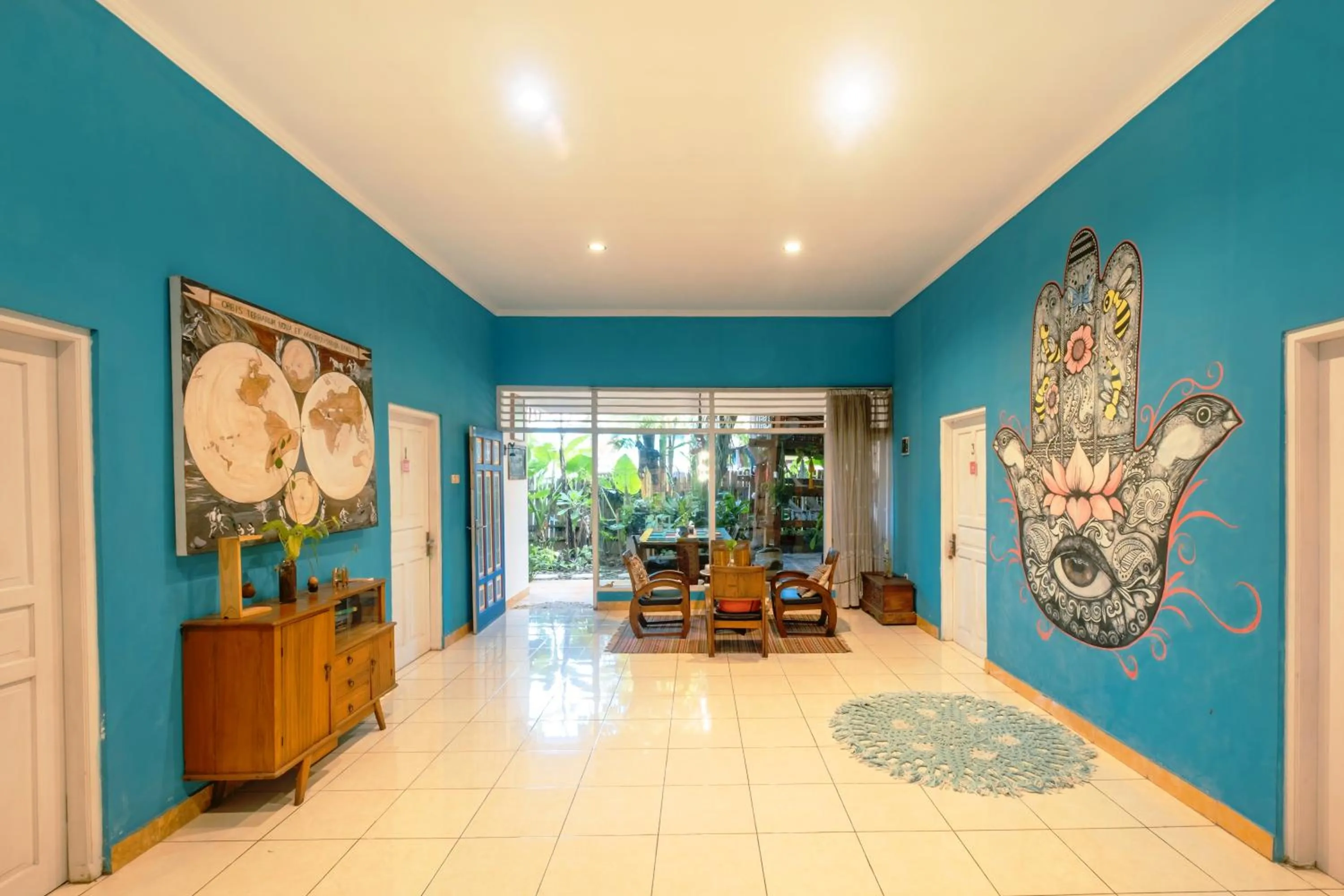 Living room in Happy Buddha Yogyakarta