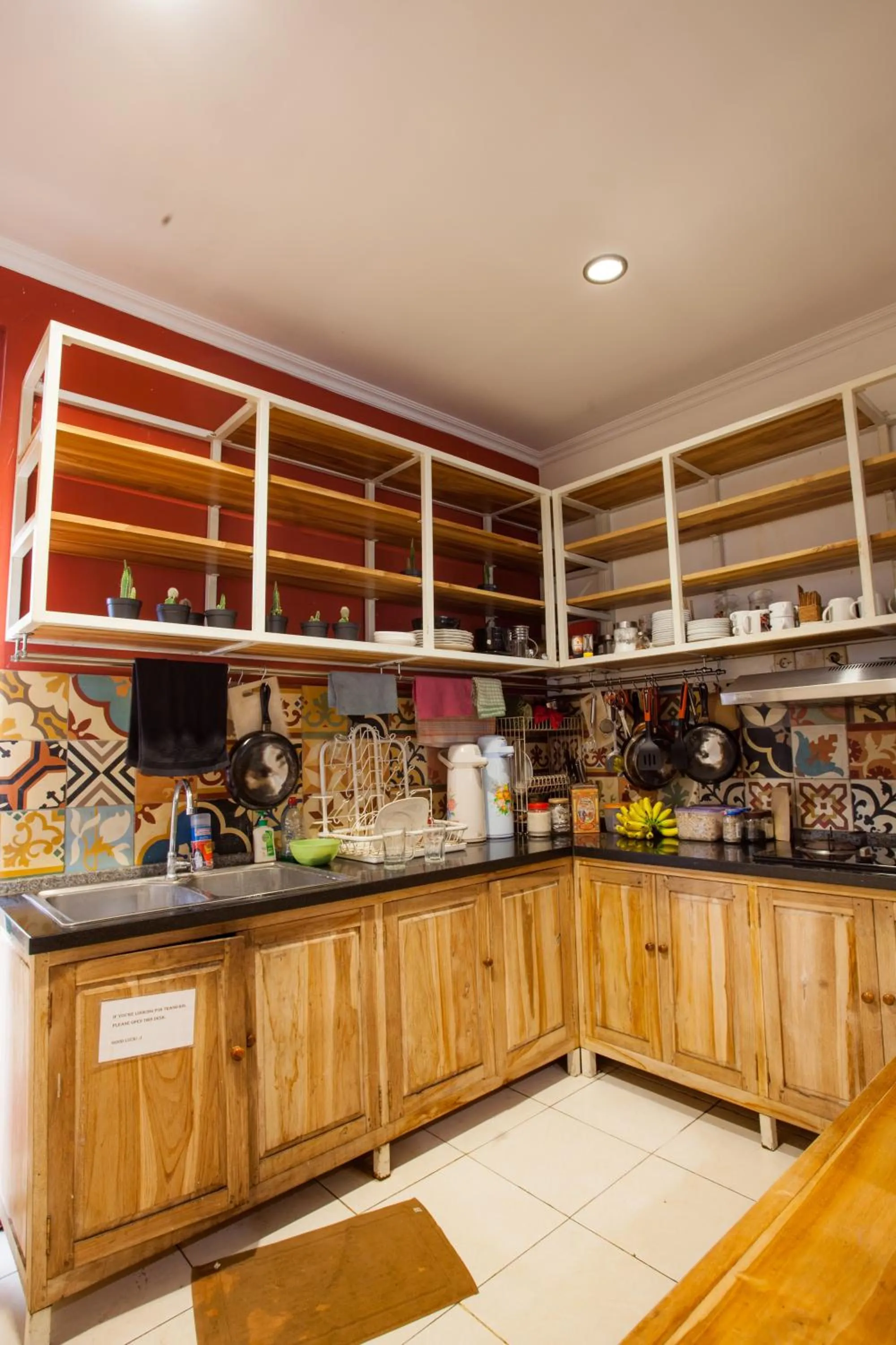 Kitchen or kitchenette in Happy Buddha Yogyakarta