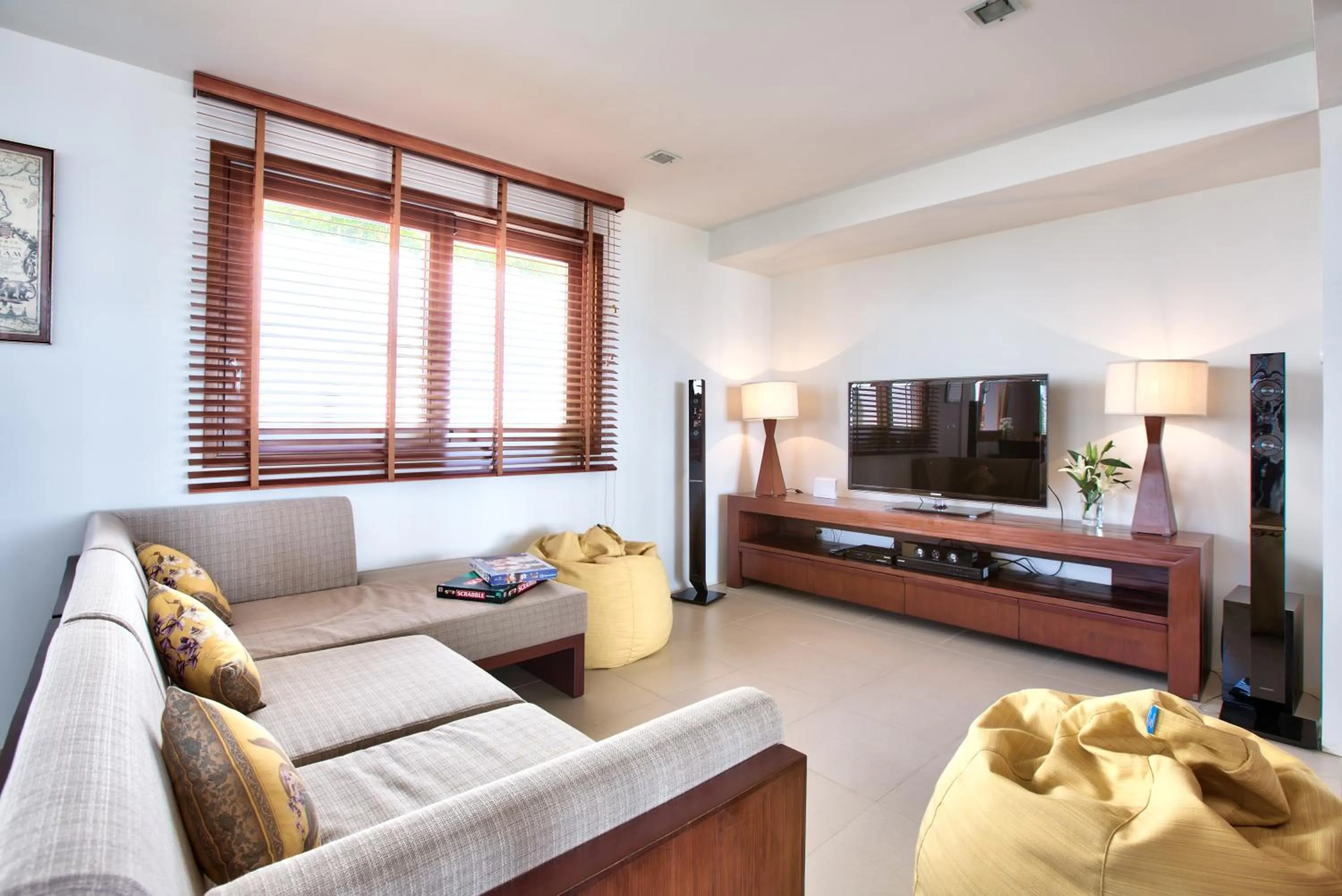 TV and multimedia, Bed in Baan Apsara - Stunning Sea View 3 Bed Pool Villa