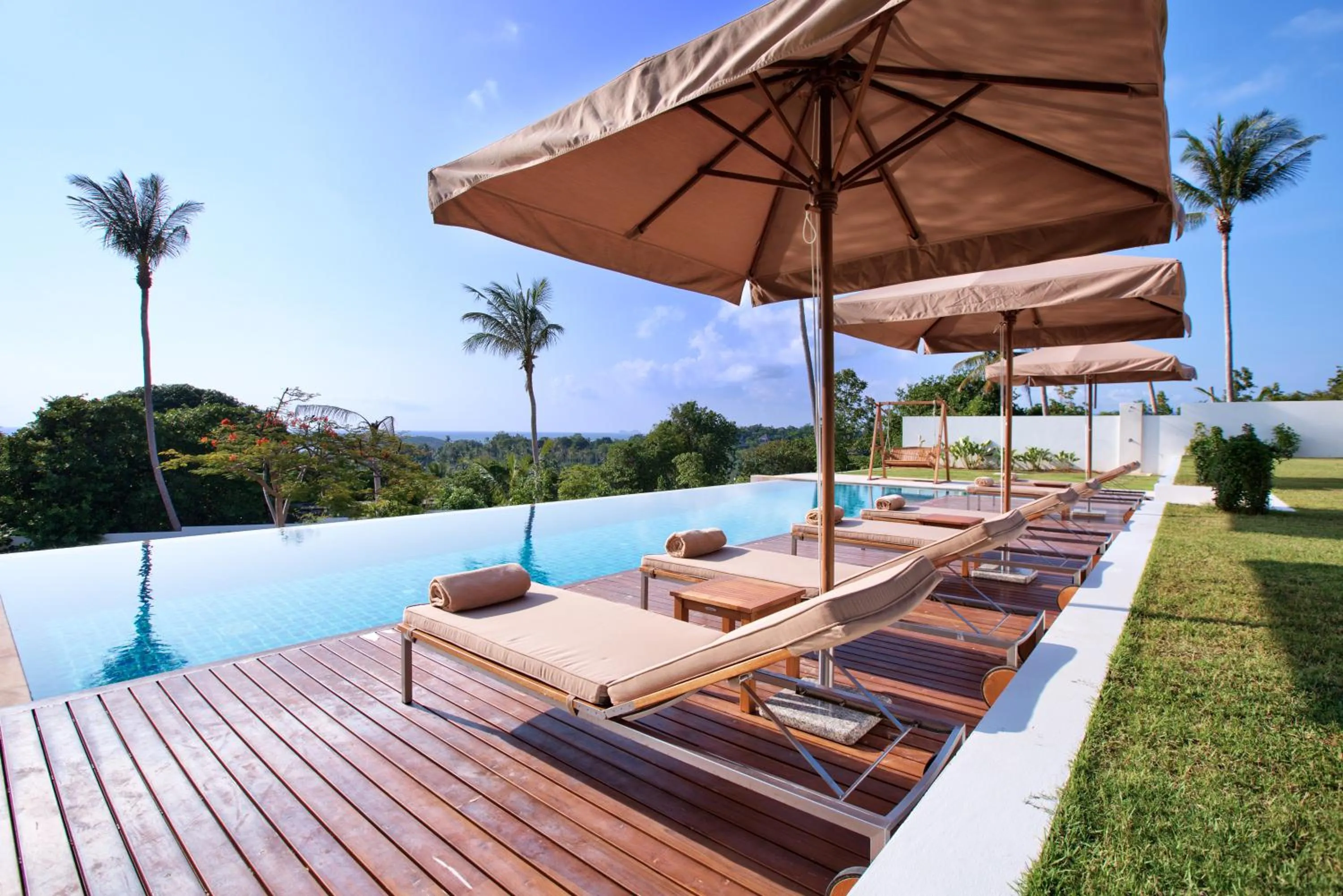 Mountain view in Baan Apsara - Stunning Sea View 3 Bed Pool Villa