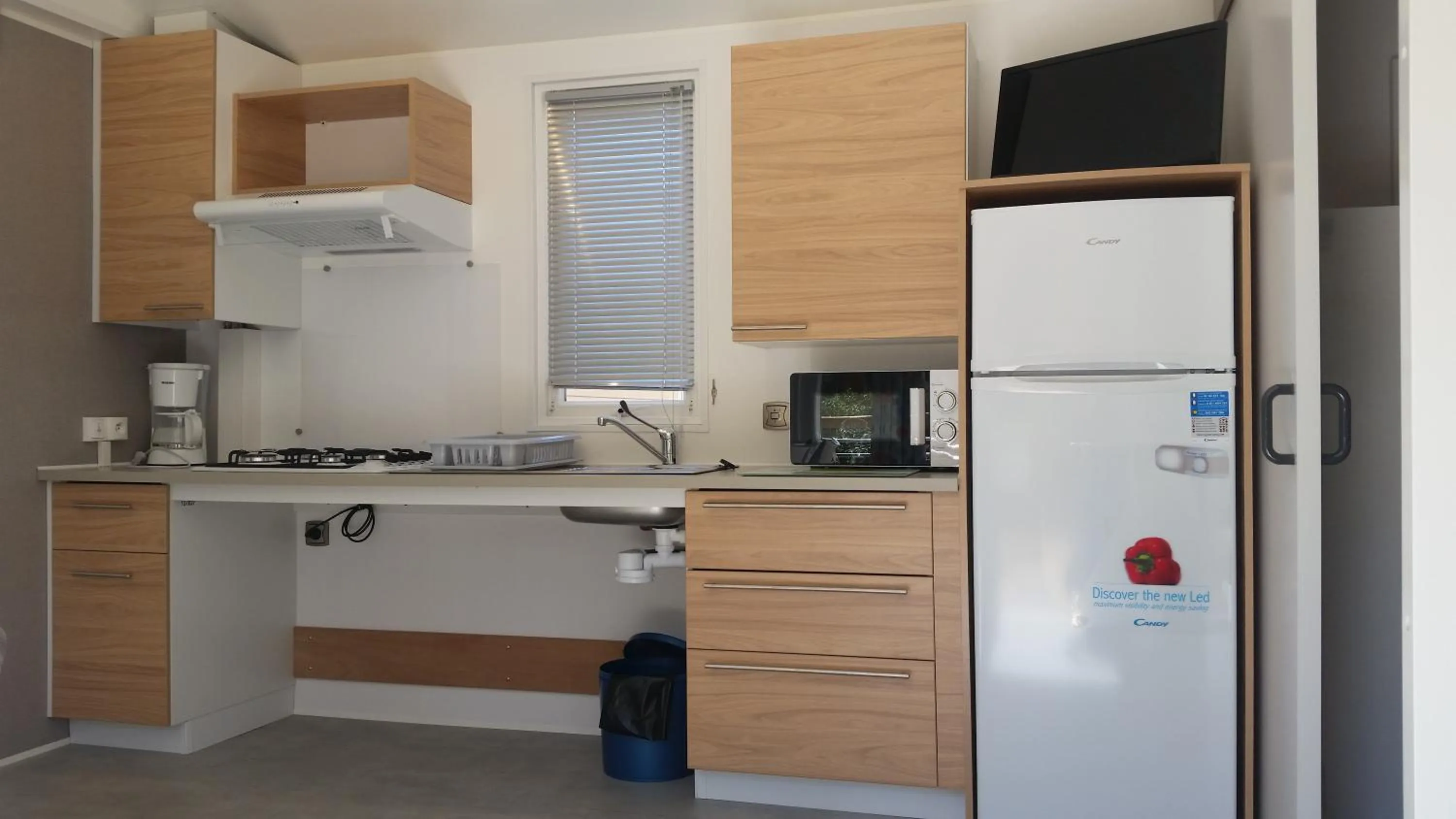 Kitchen or kitchenette in Camping Dolce Vita