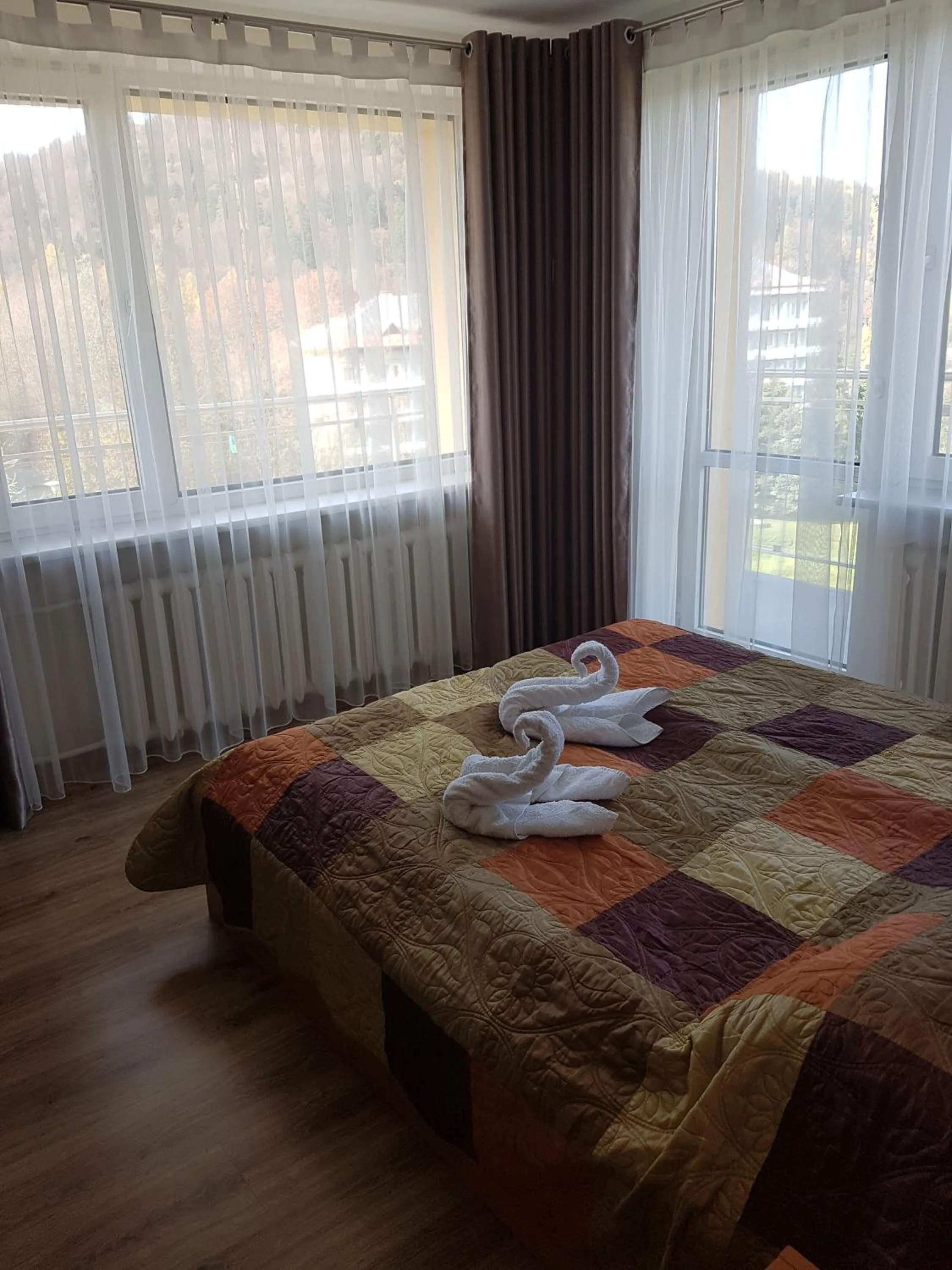 Bed in KORONA Sanatorium Uzdrowiskowe