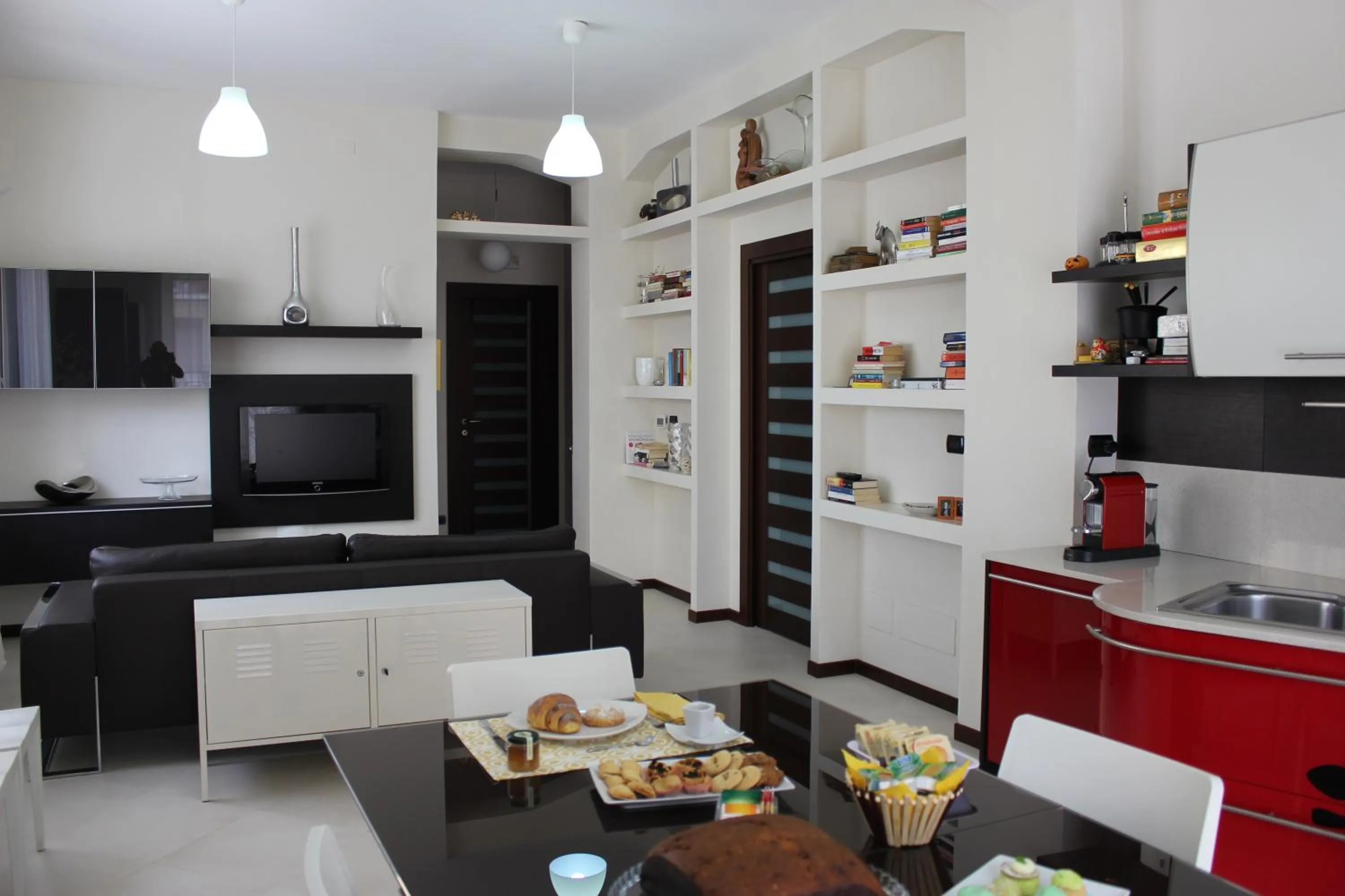 Communal lounge/ TV room in A Casa di Marcy