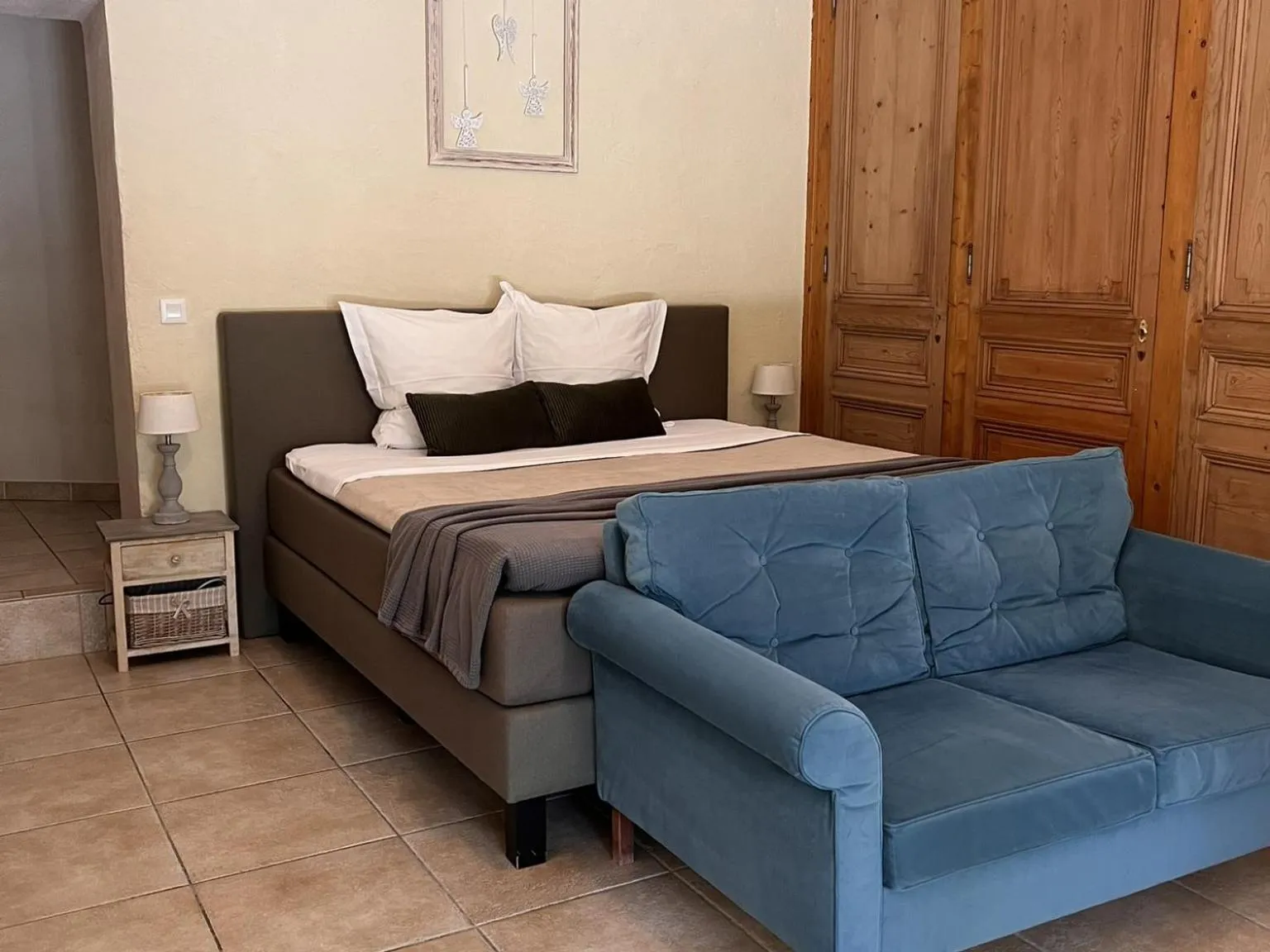 King Room with Garden View in Le Moulin de Montségur