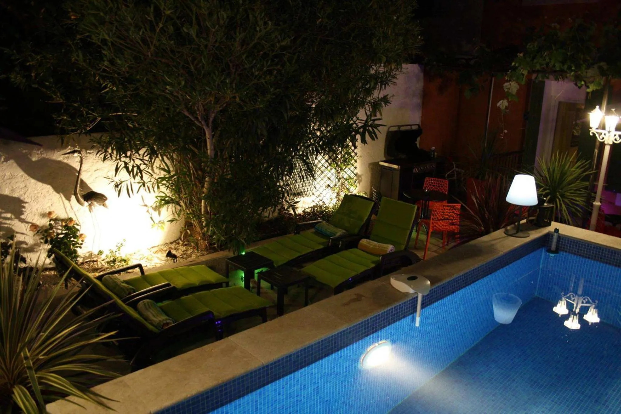 Pool view in Casa Ammirati Marseille