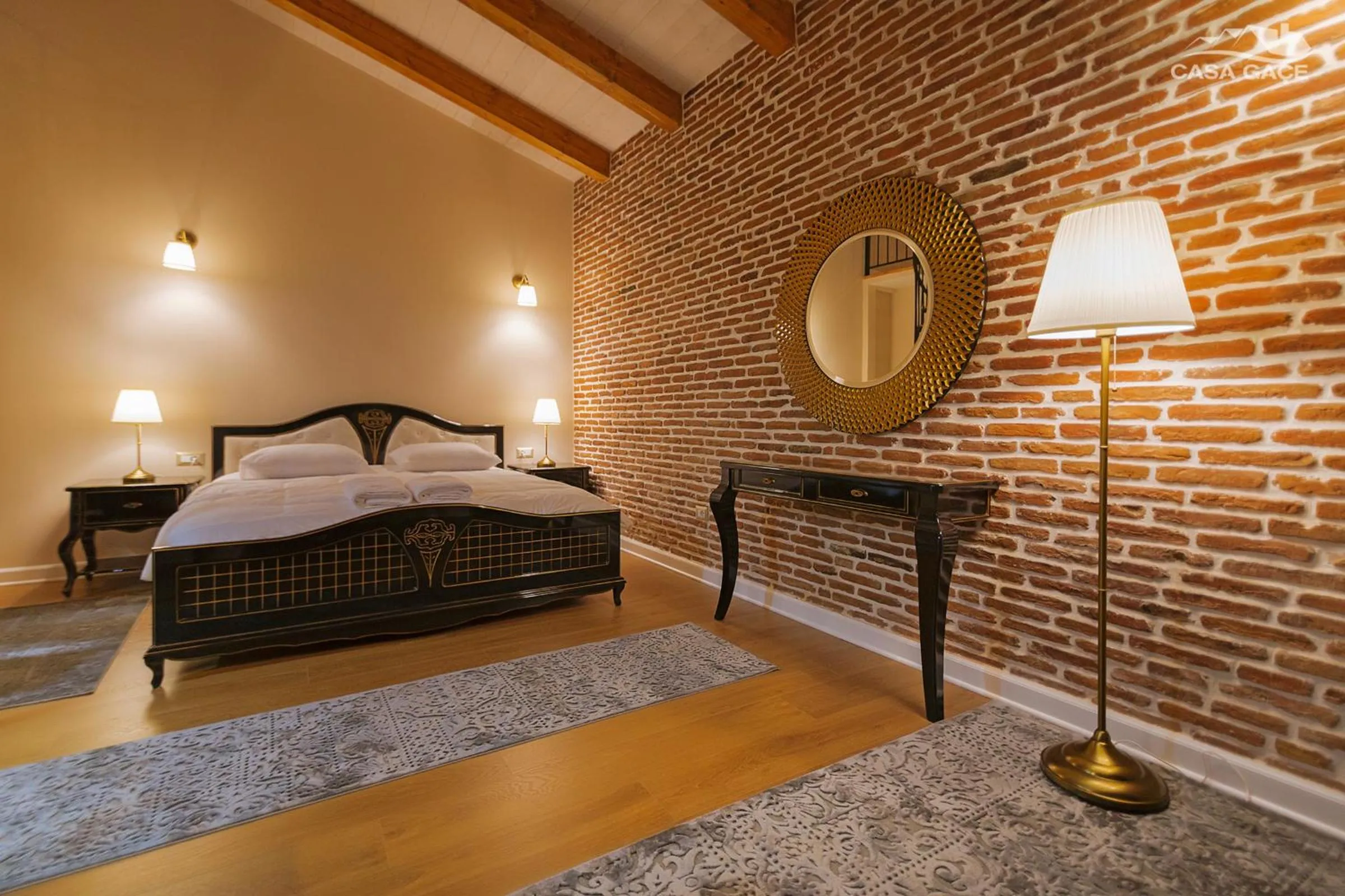 Bed in Casa Gaçe Hotel