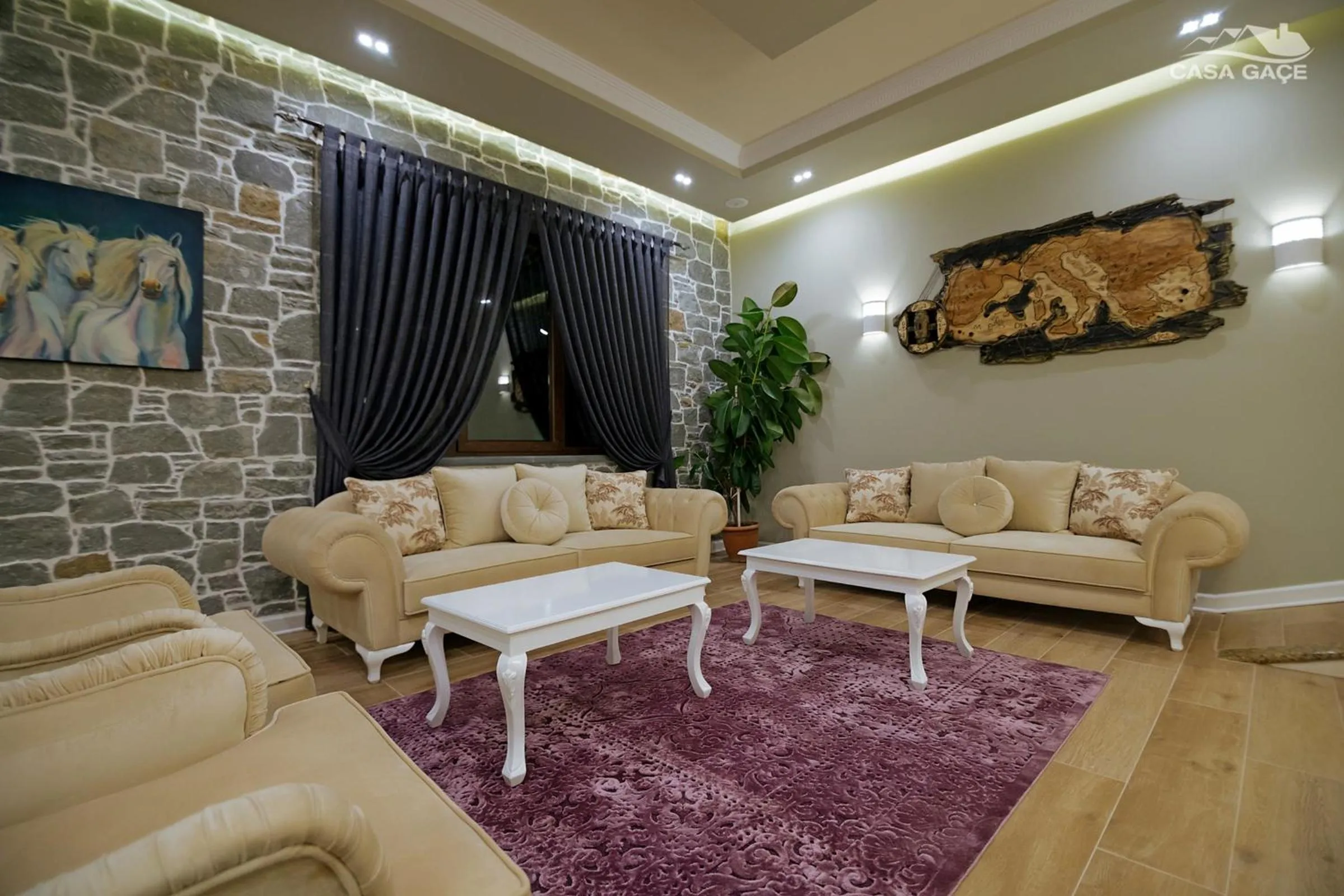 Living room in Casa Gaçe Hotel