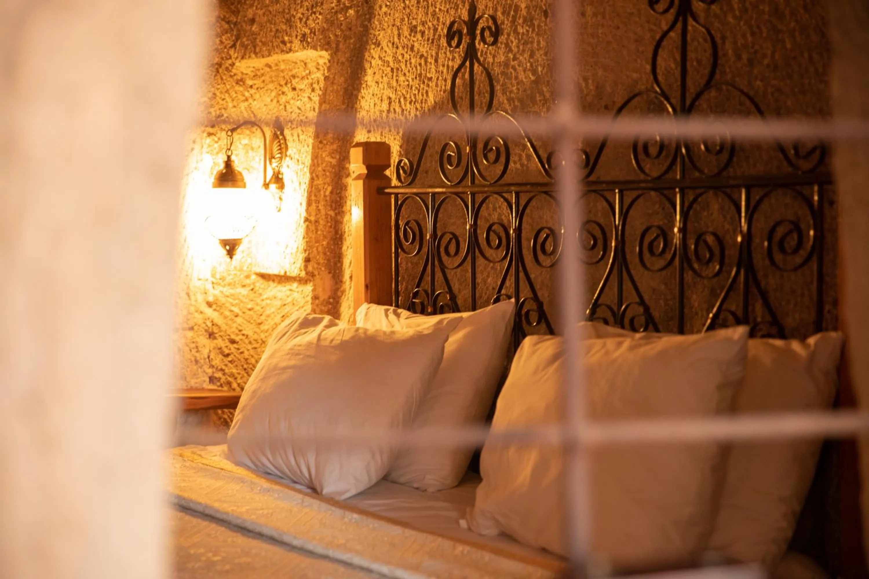 Bed in Angel Cave Suite