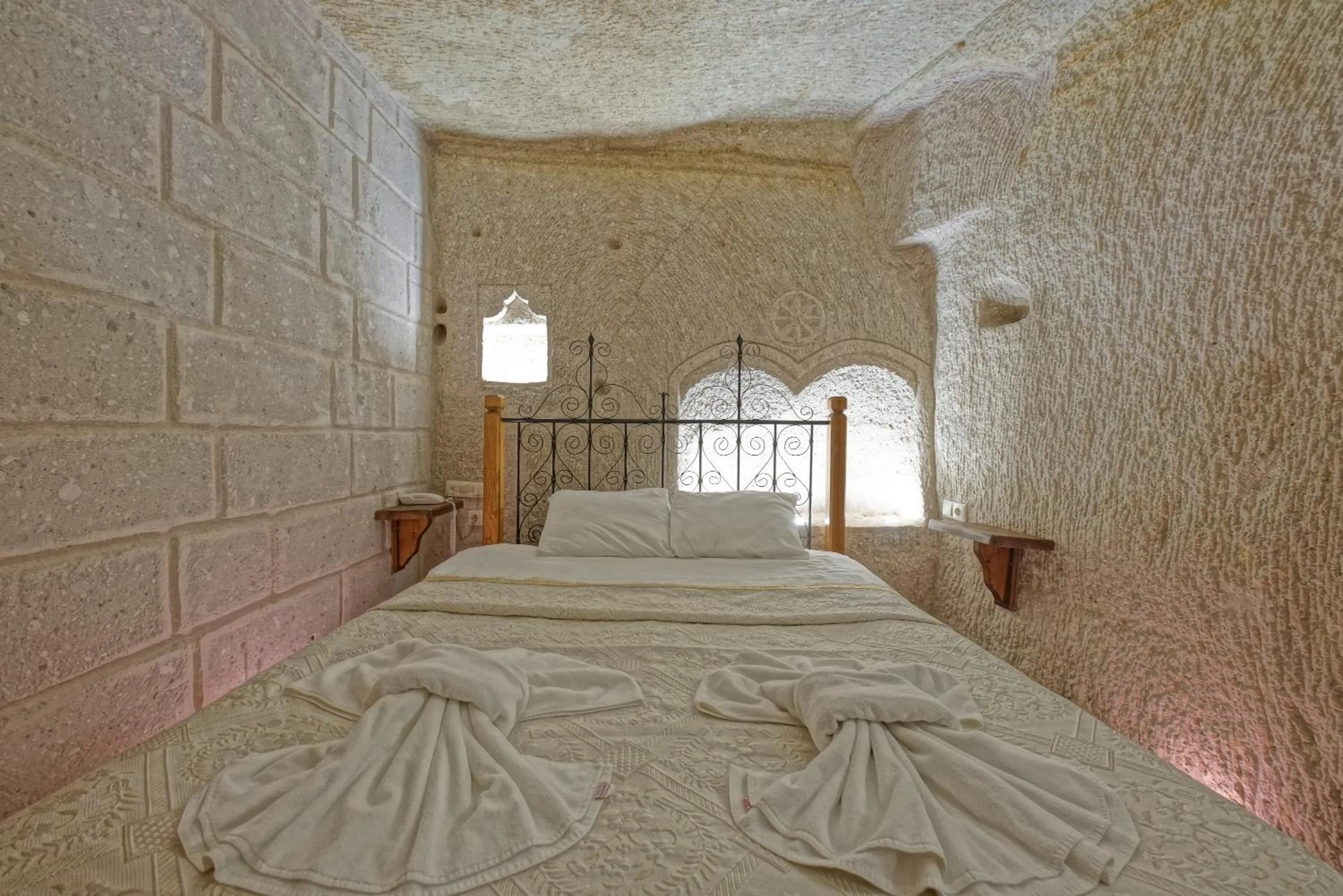 Bed in Angel Cave Suite