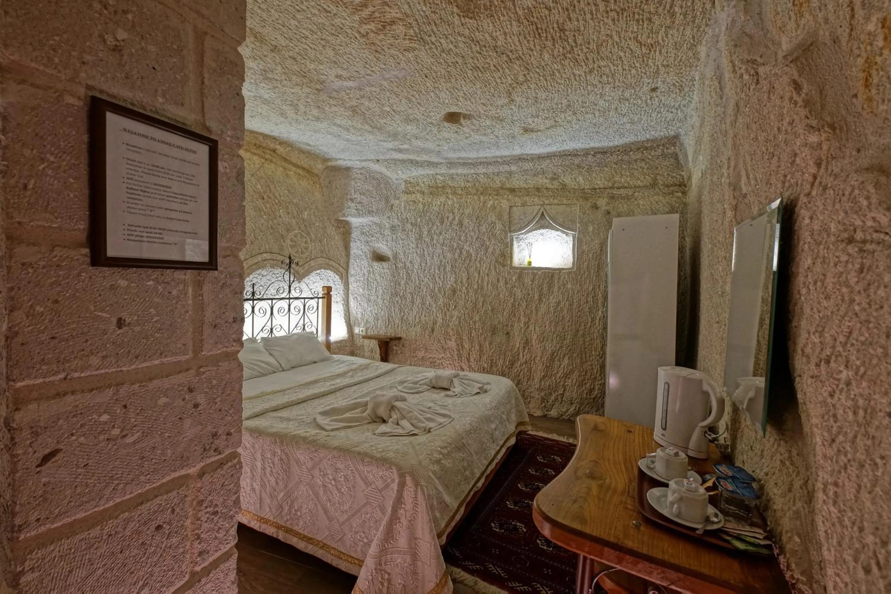 Bed in Angel Cave Suite