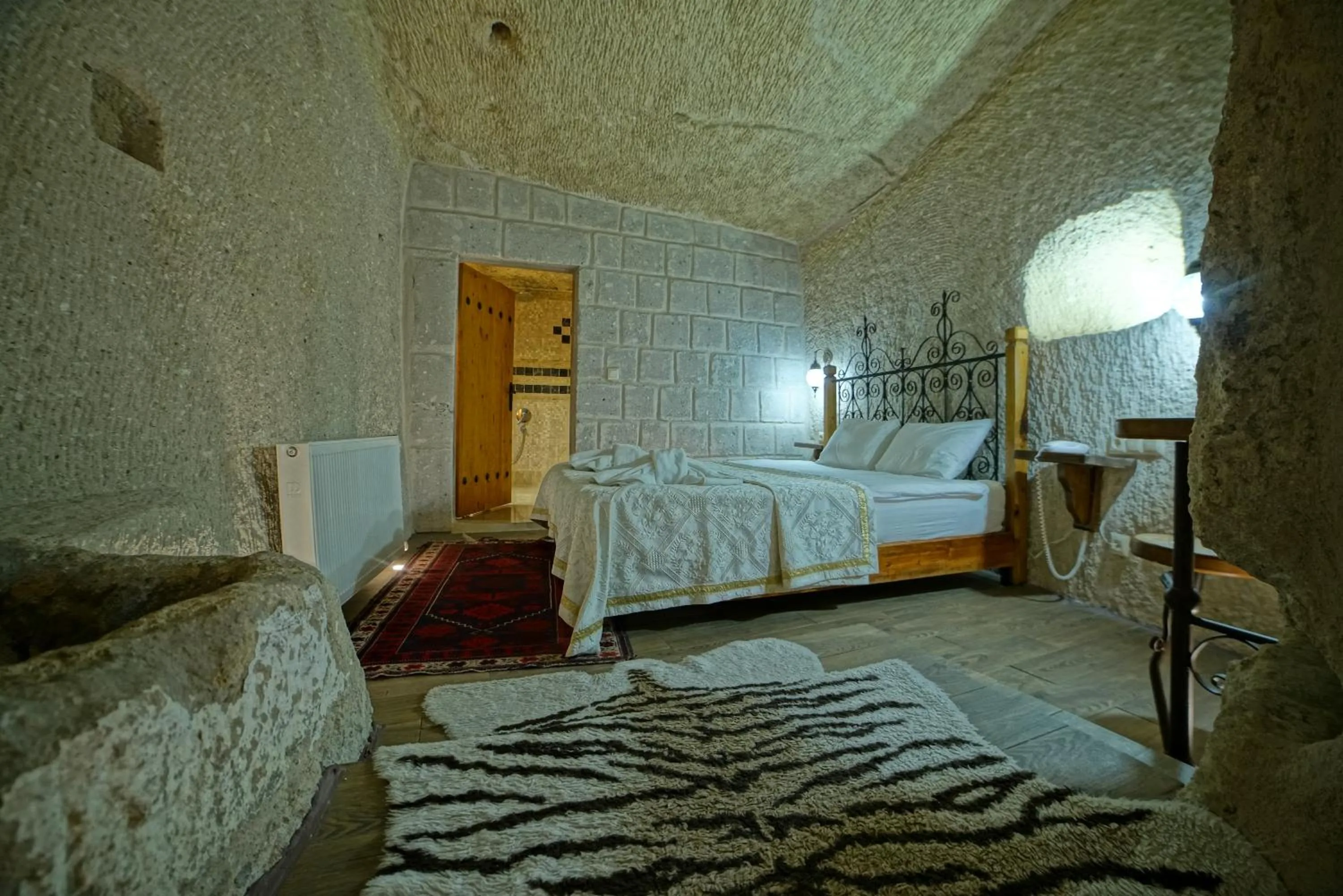 Bed in Angel Cave Suite