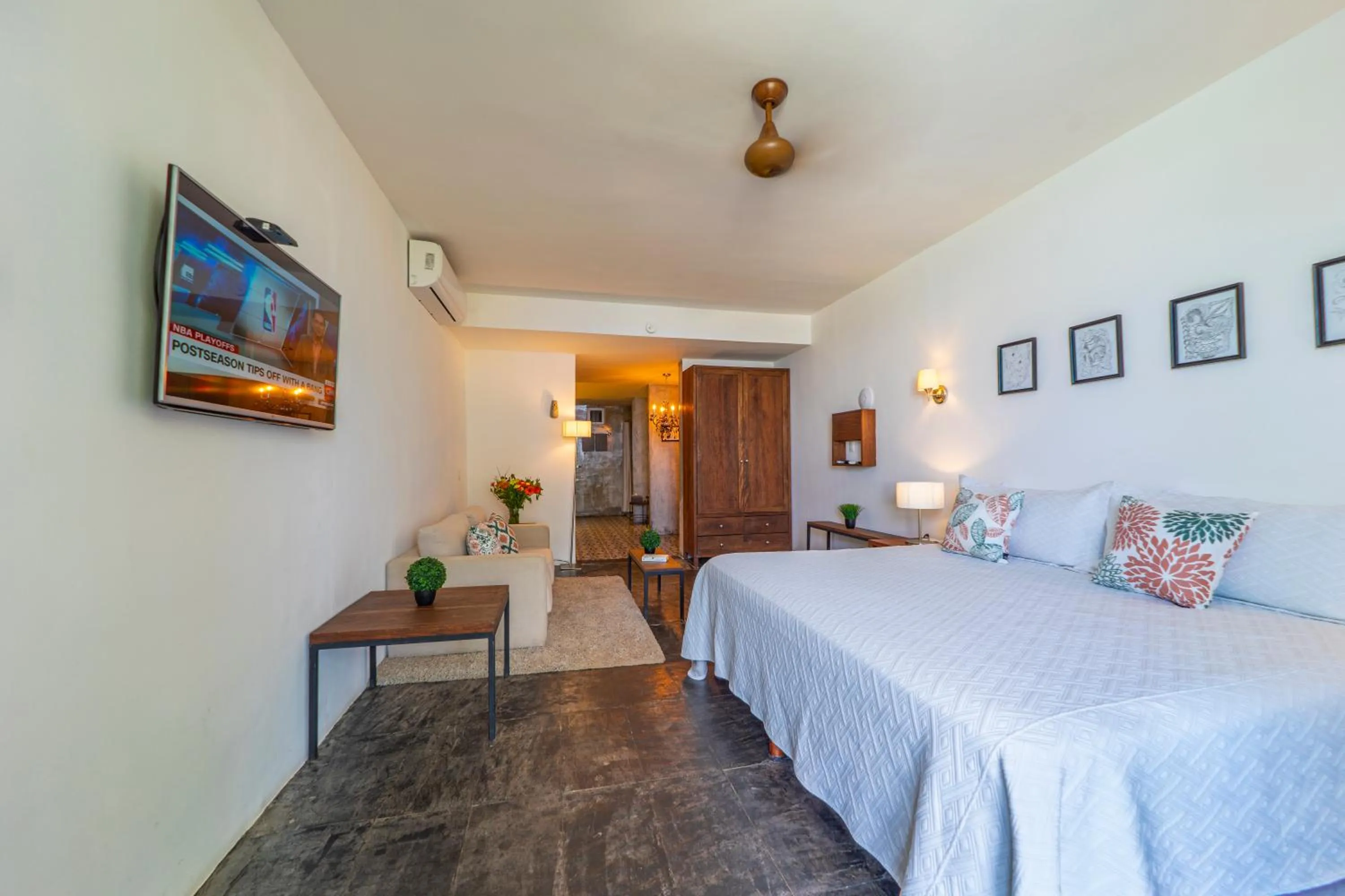 Bed in Suites at Sapphire Ocean Club