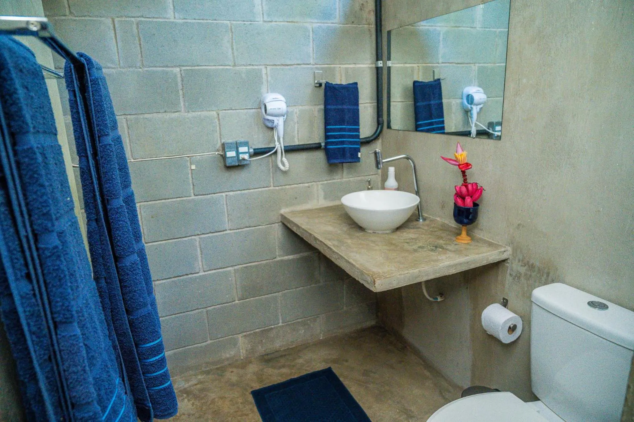 Bathroom in Casa do Pescador Camburi