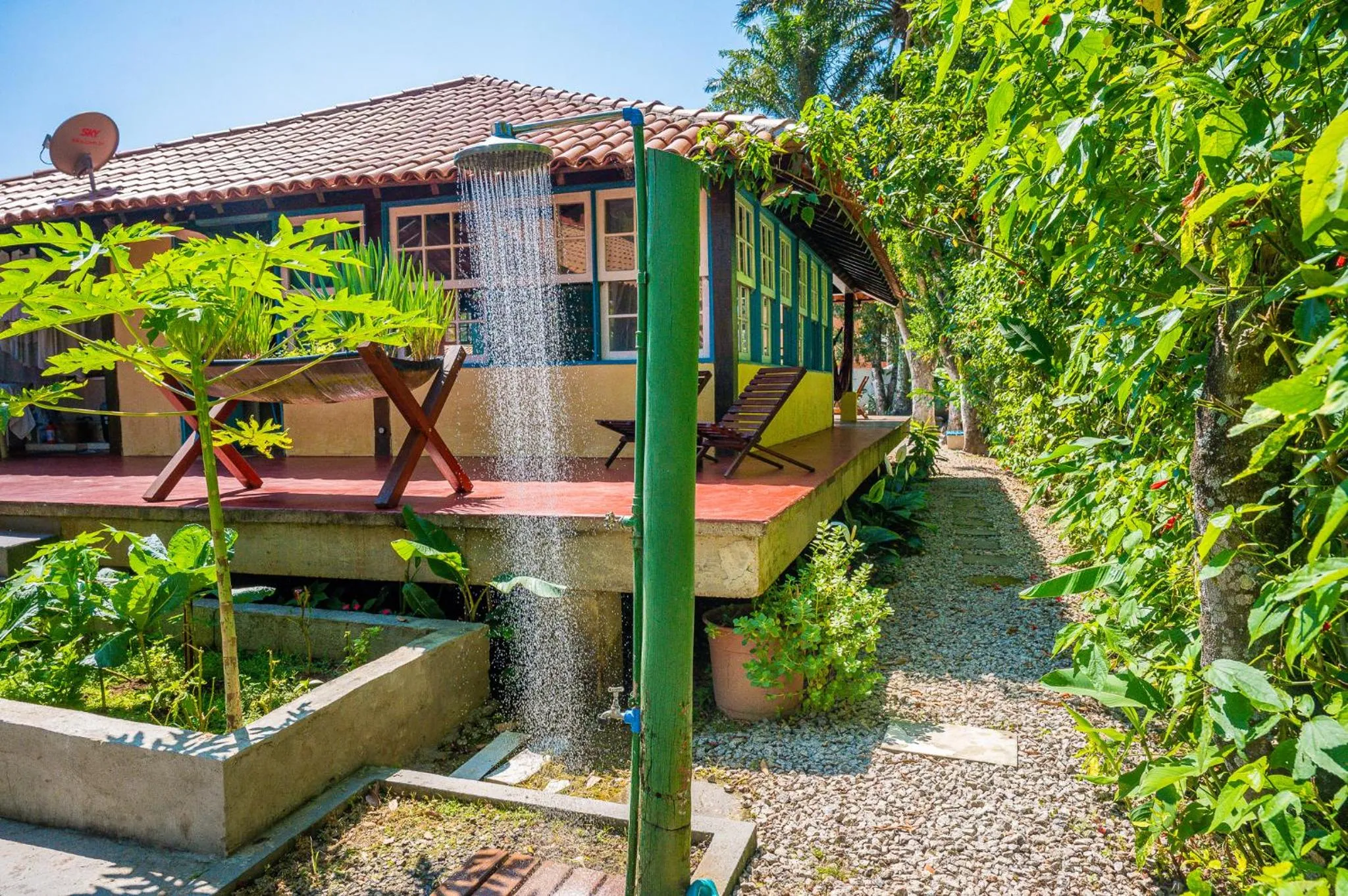 Shower in Casa do Pescador Camburi