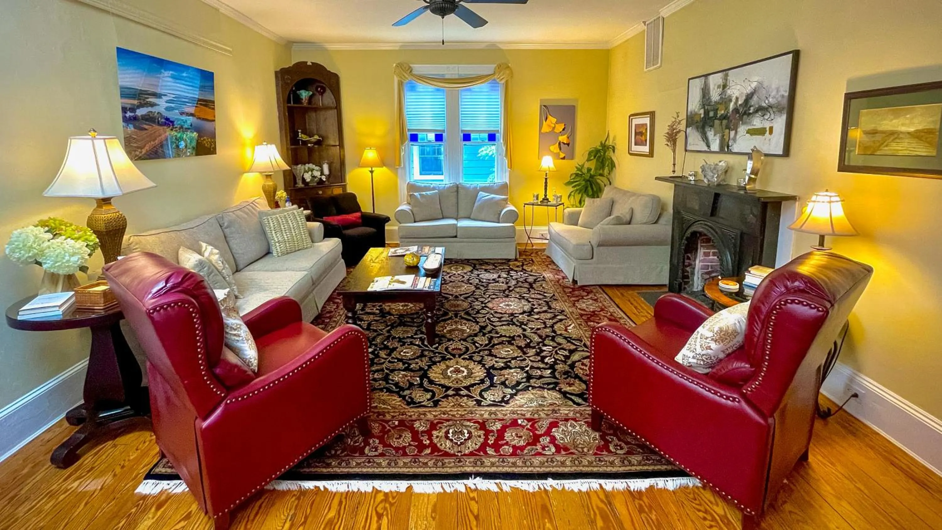 Living room in The Inn at Onancock