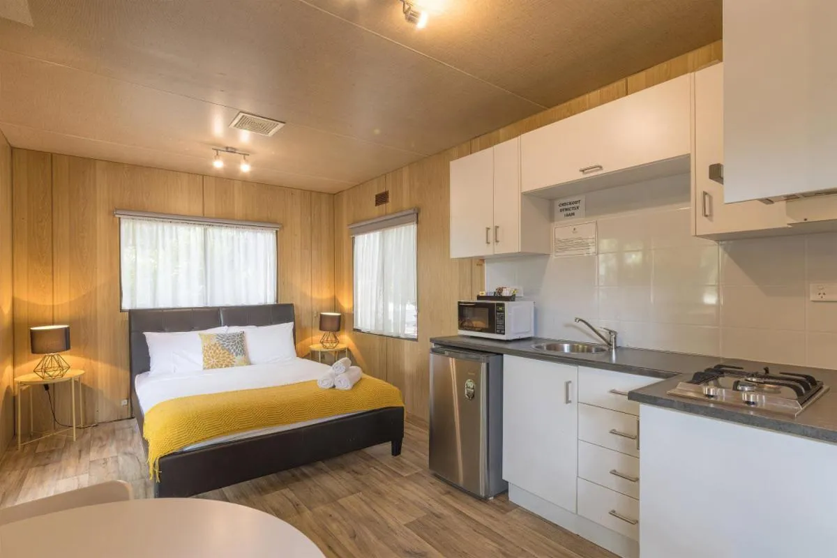 Bed in Daylesford Holiday Park