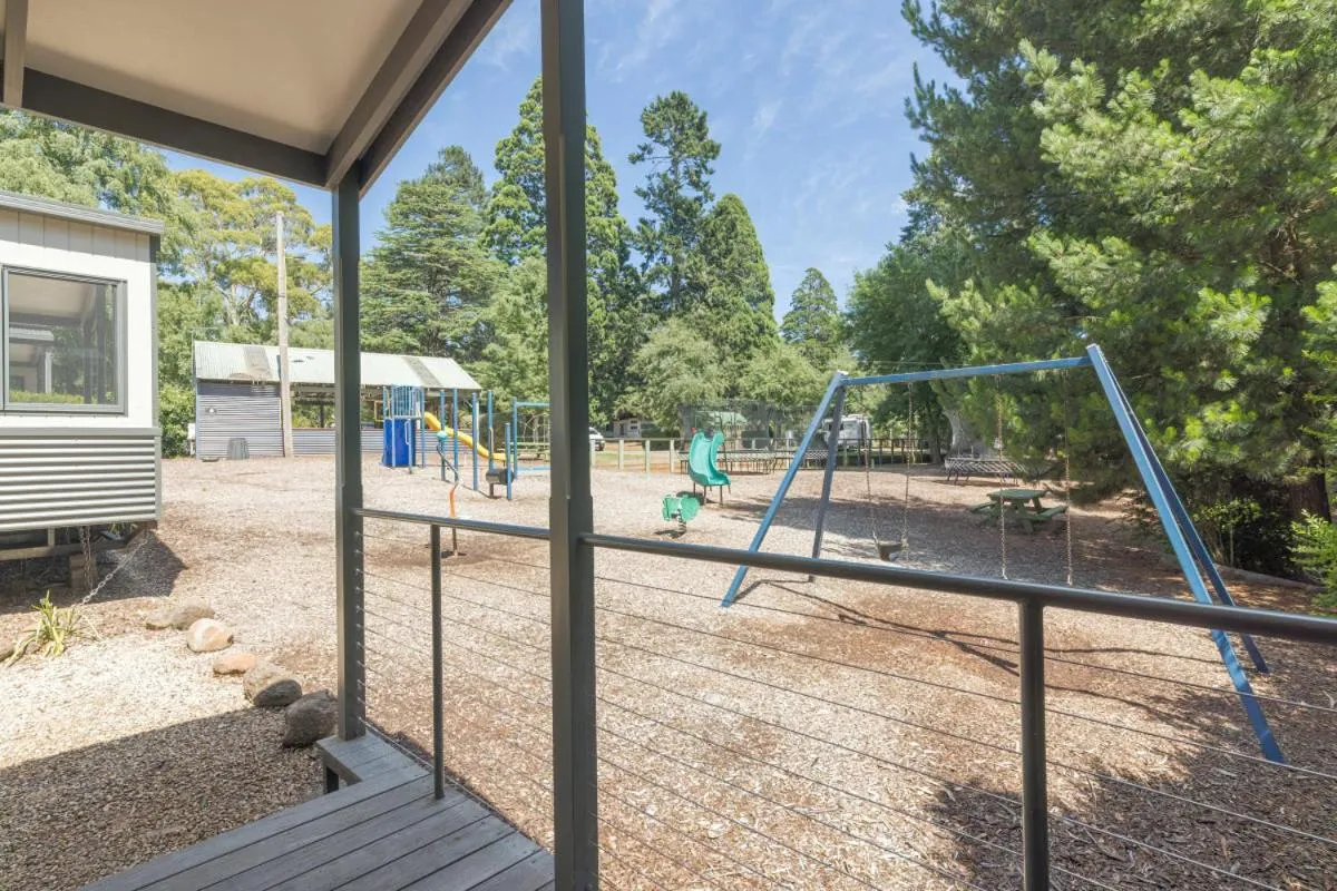 Children play ground in Daylesford Holiday Park