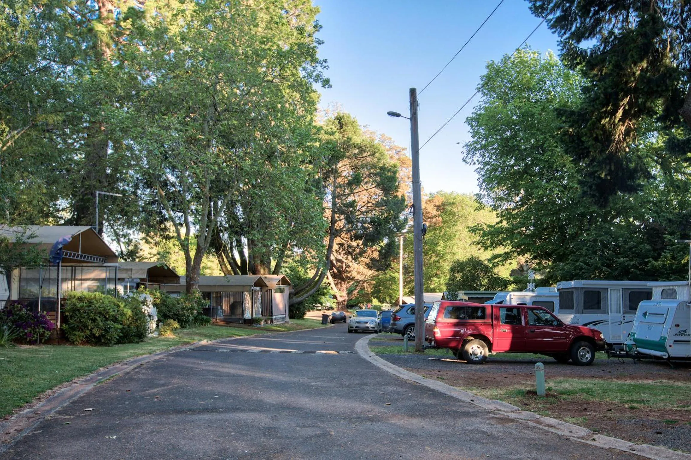 Guests in Daylesford Holiday Park