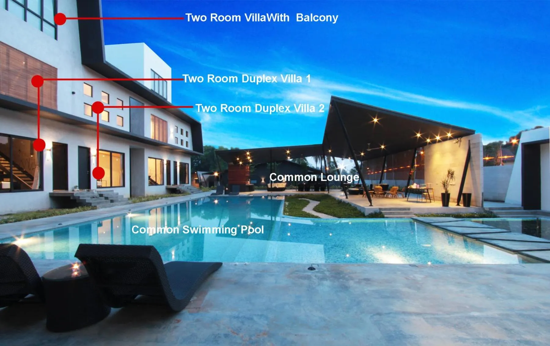 Communal lounge/ TV room in Villa Lot 1638