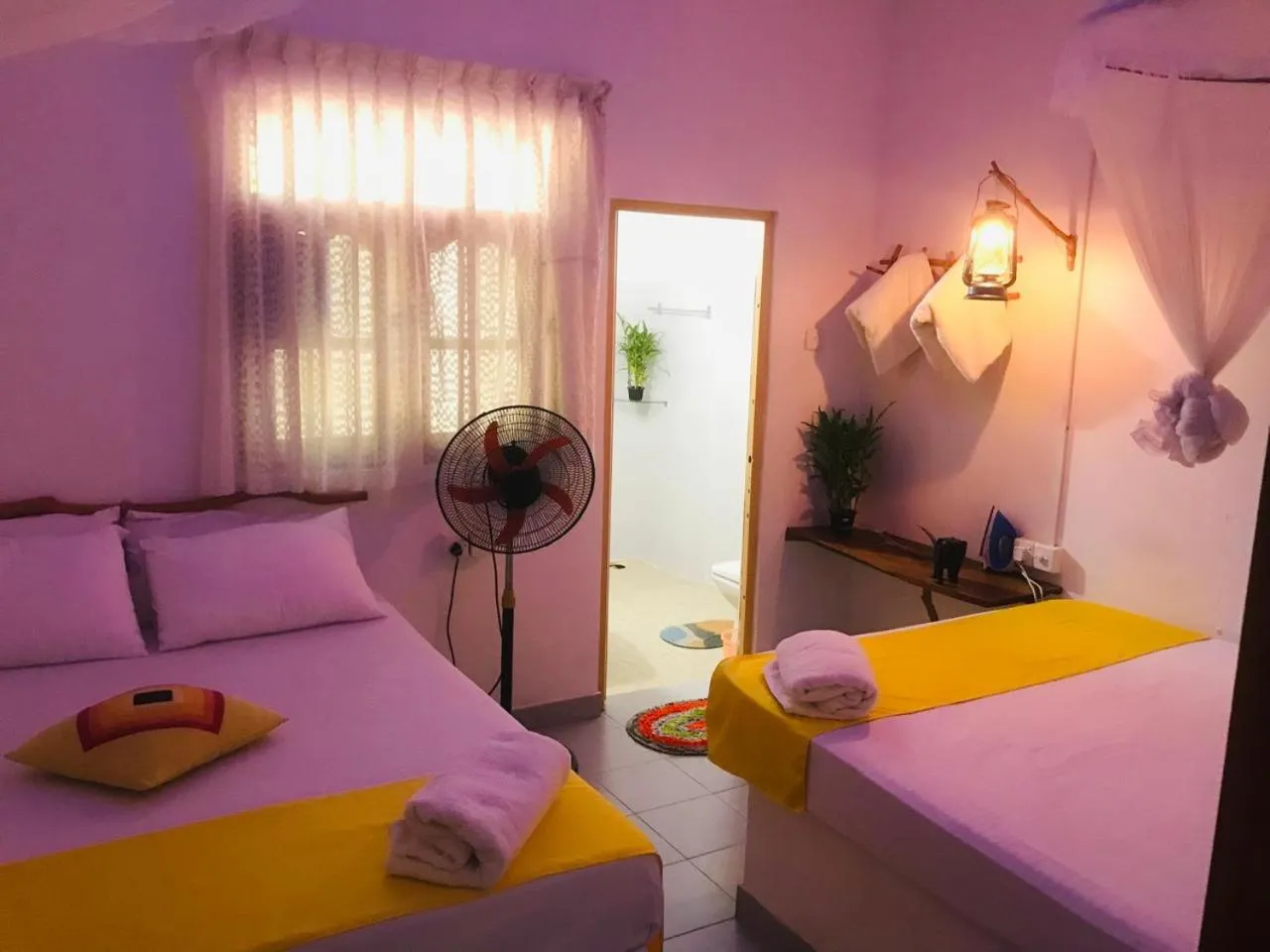 Bed in Nature lovers Safari Cottage