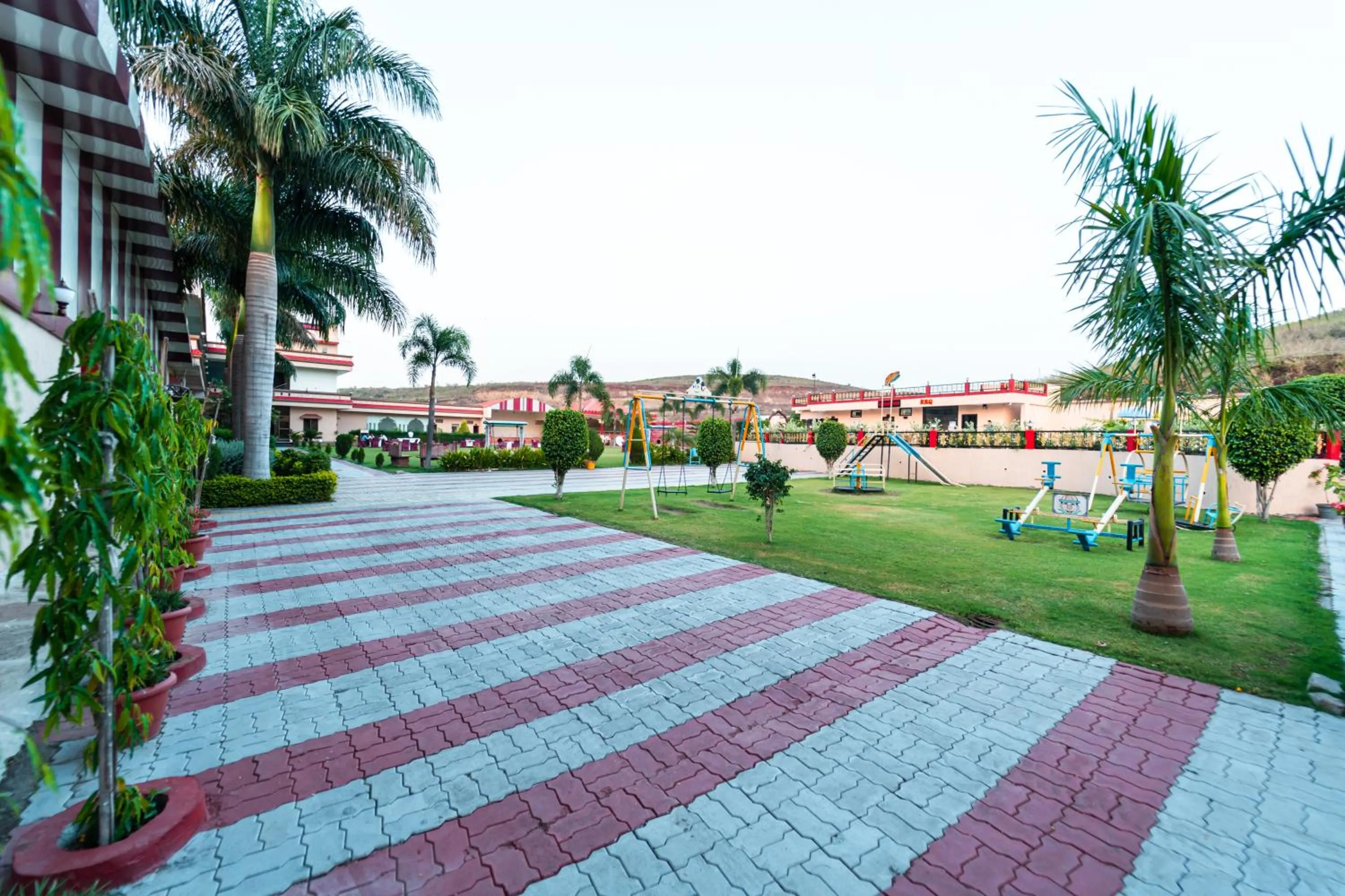 Garden in Hotel Royal Palace