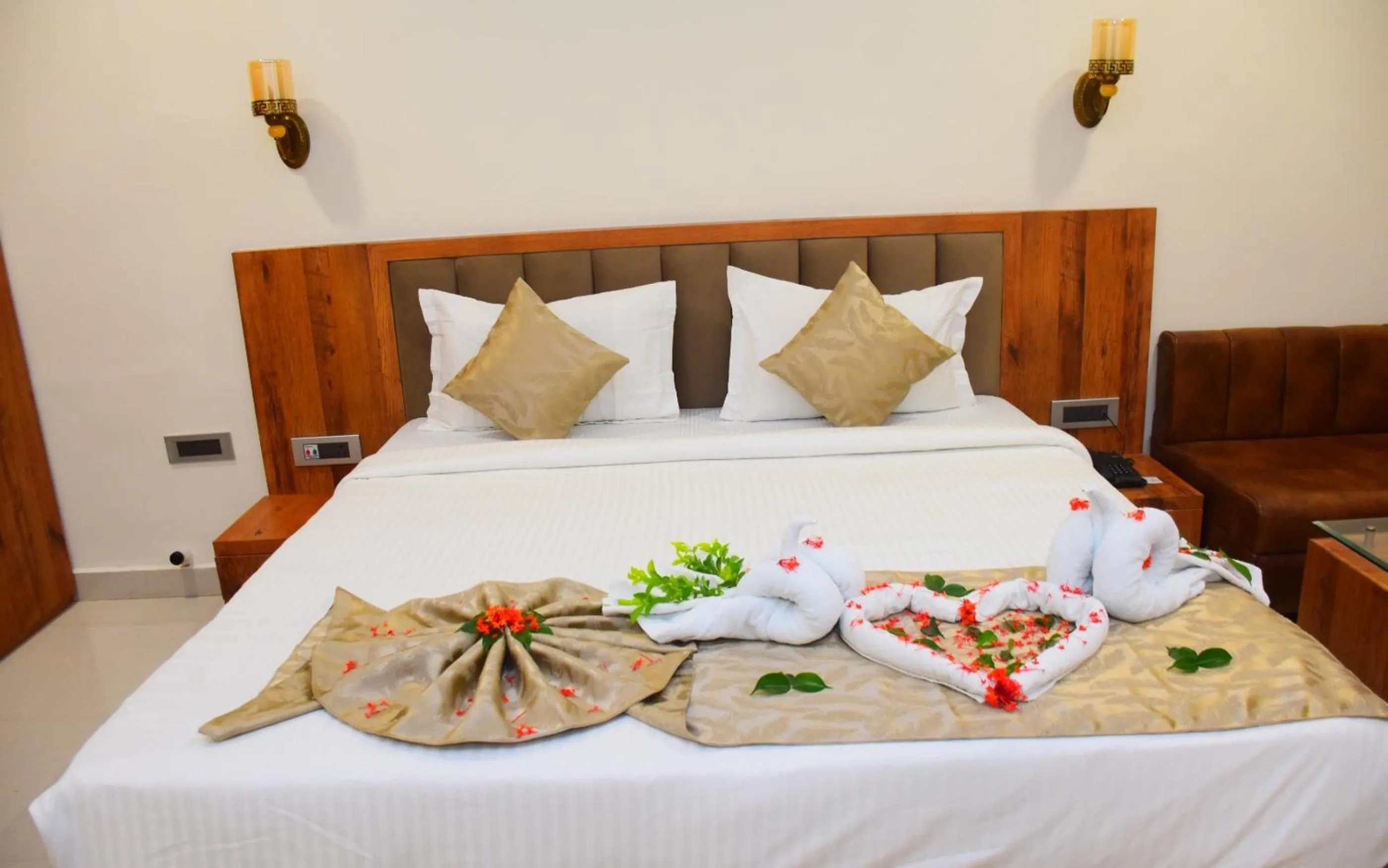 Bedroom, Bed in Hotel Royal Palace