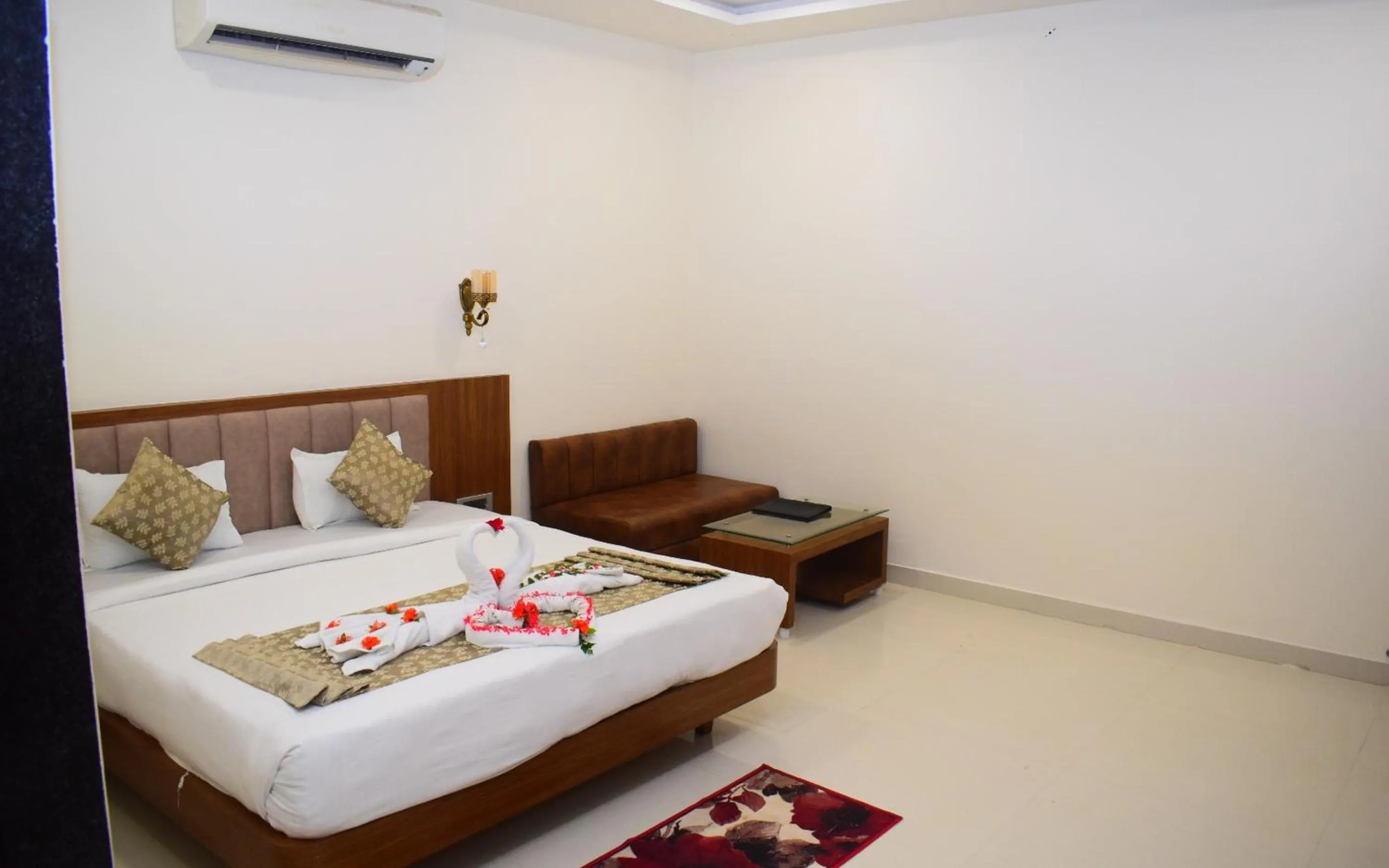 Bed in Hotel Royal Palace