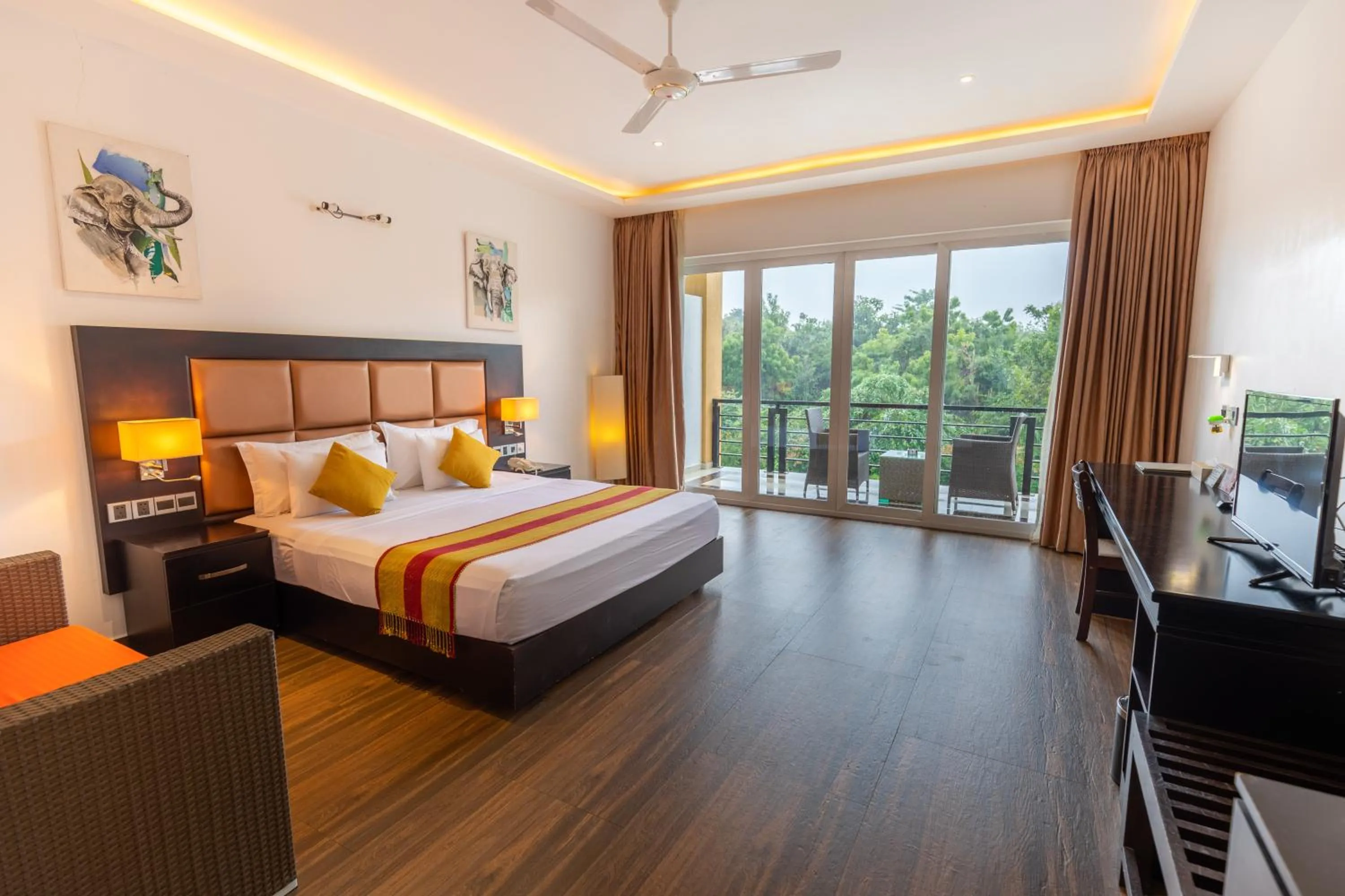 Bed in Cassandra Culture Resort