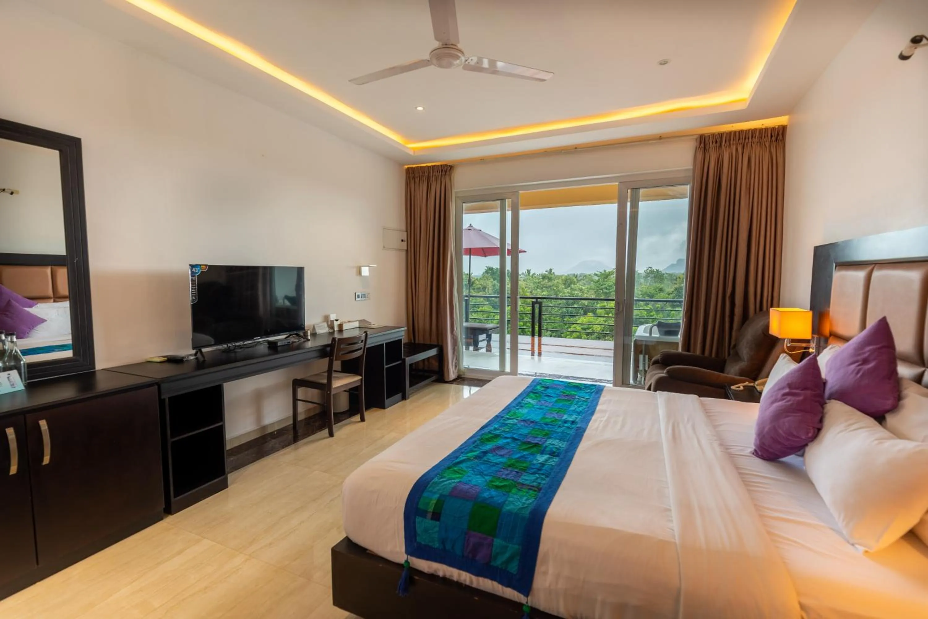 Bed in Cassandra Culture Resort