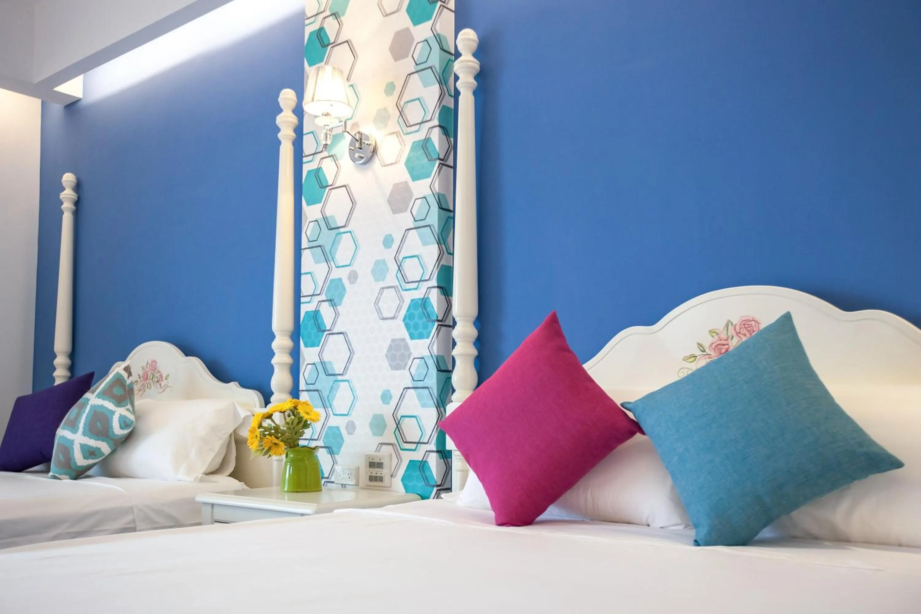 Decorative detail, Bed in W Star