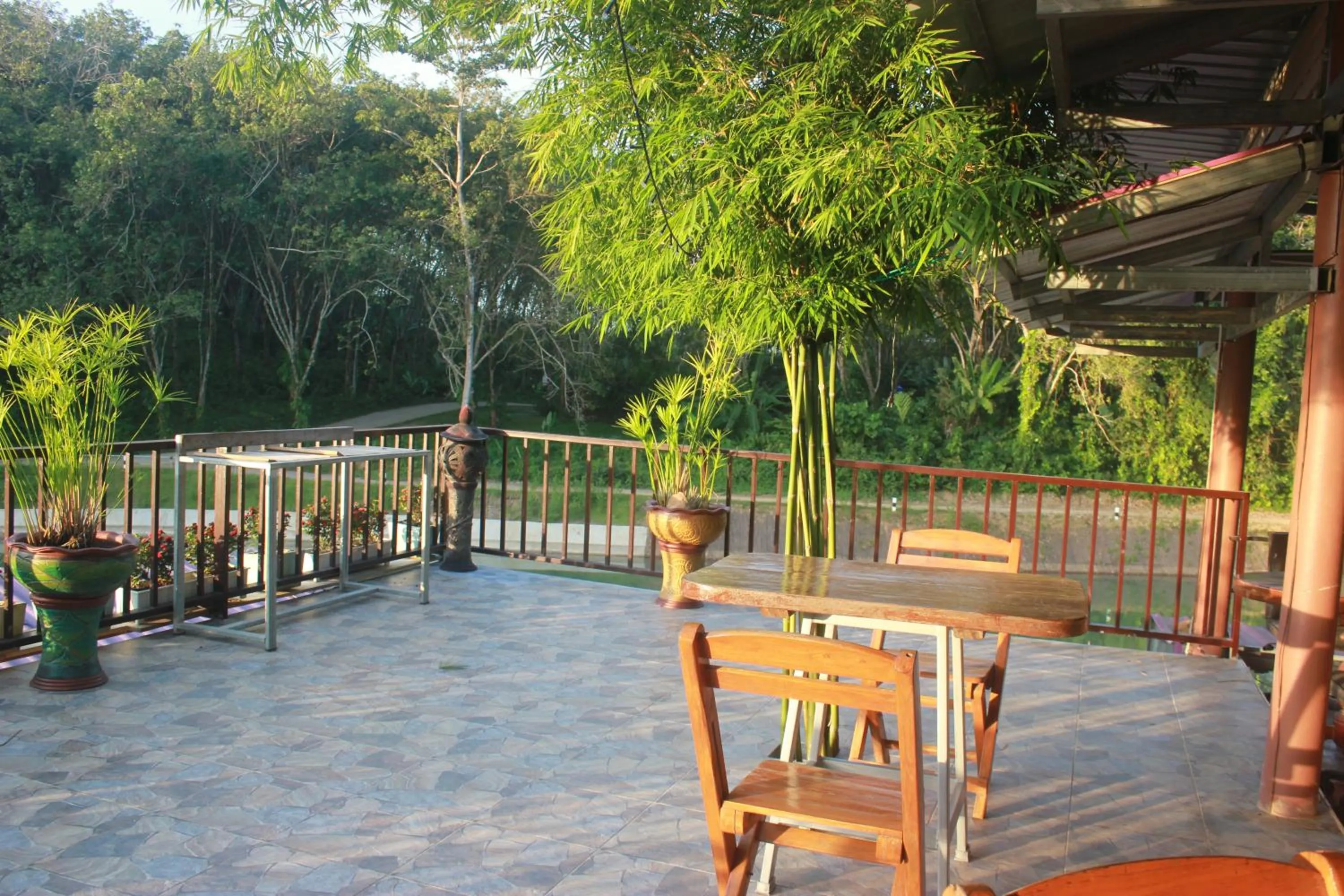 Patio in Phusam Big Resort