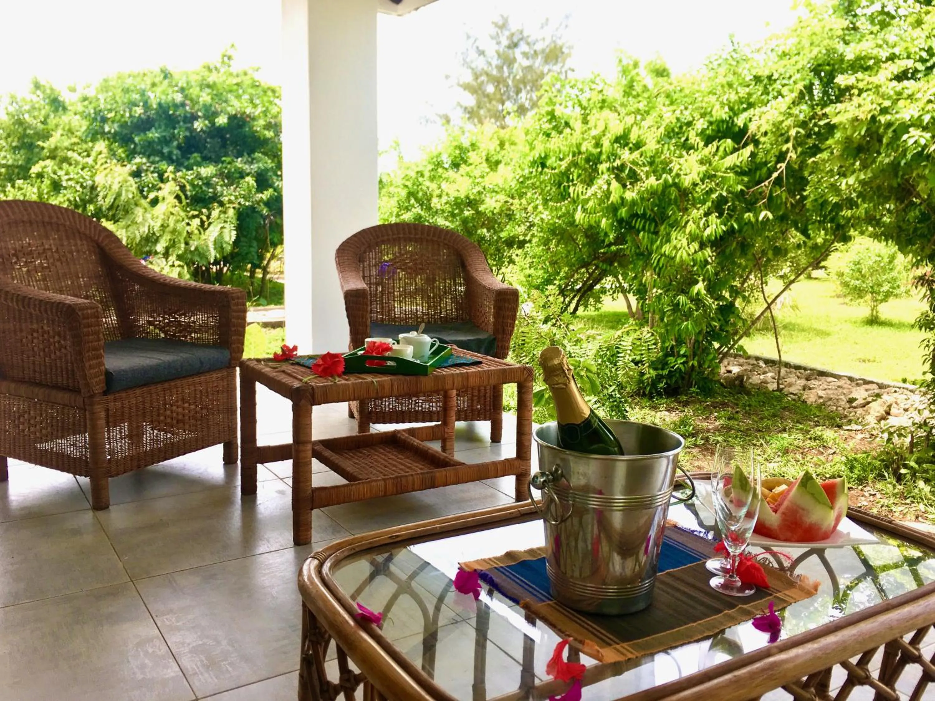 Patio in Pemba Paradise