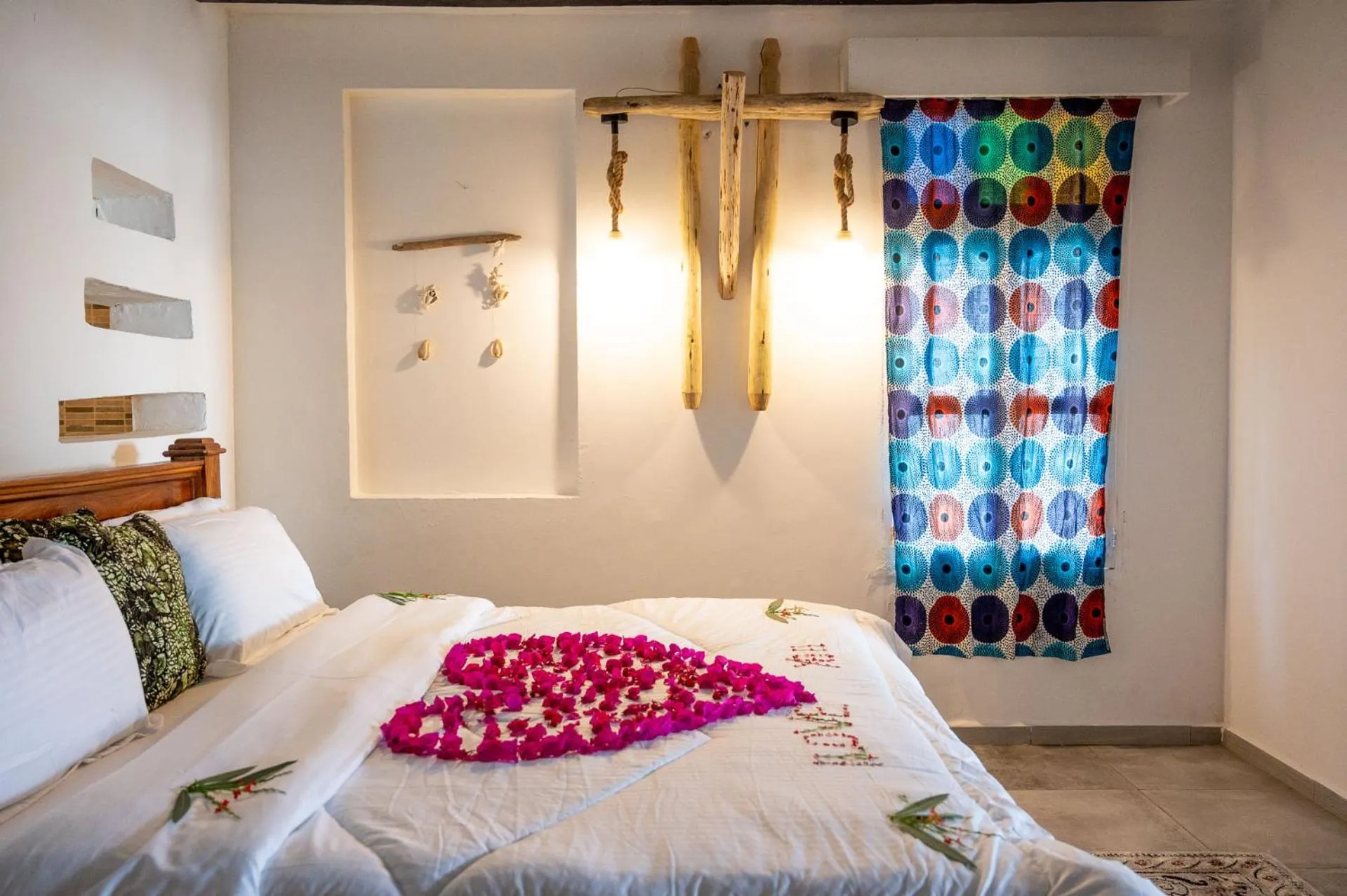 View (from property/room), Bed in Pemba Paradise