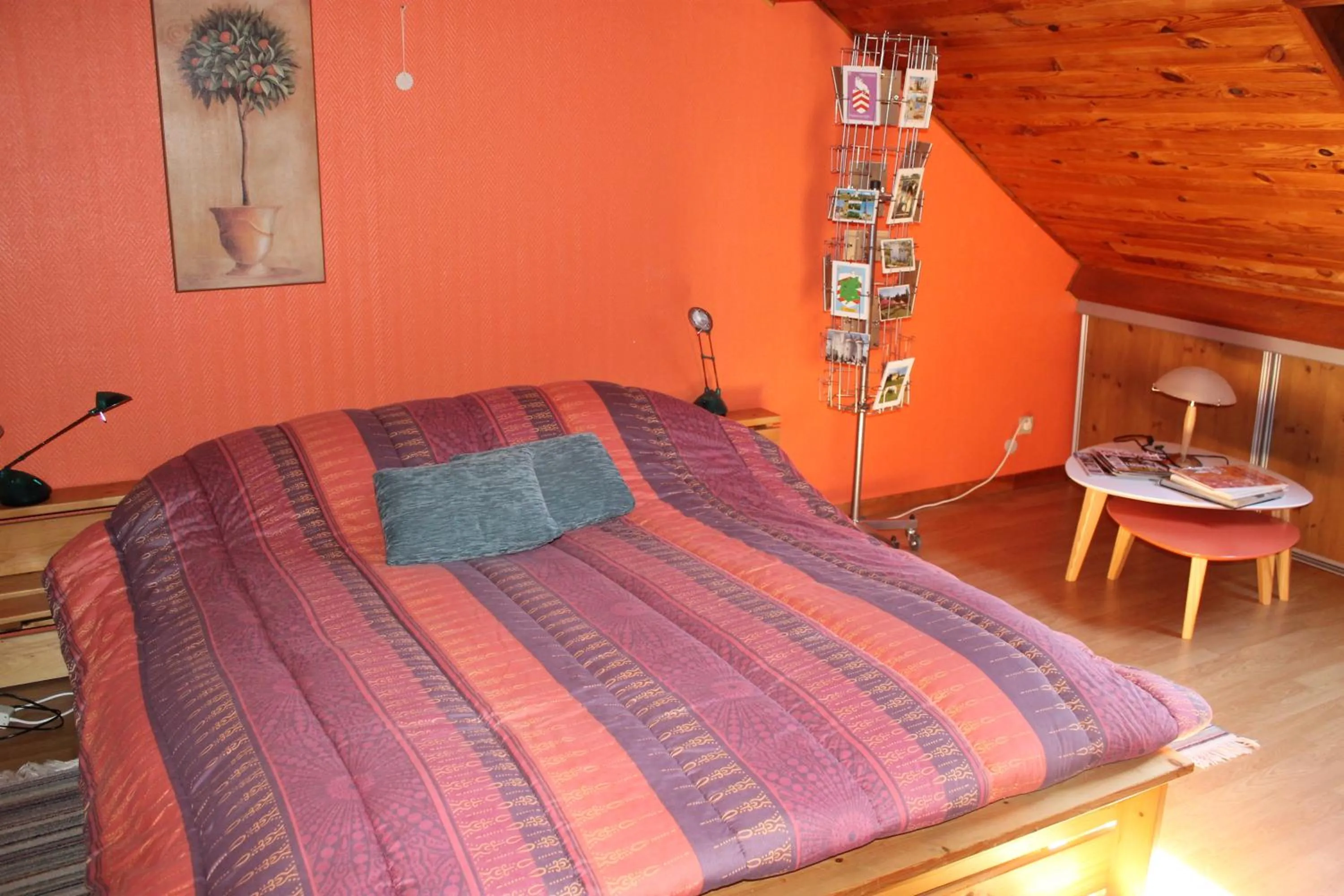 Bed in Chambre d'Hôtes "Orchidees"