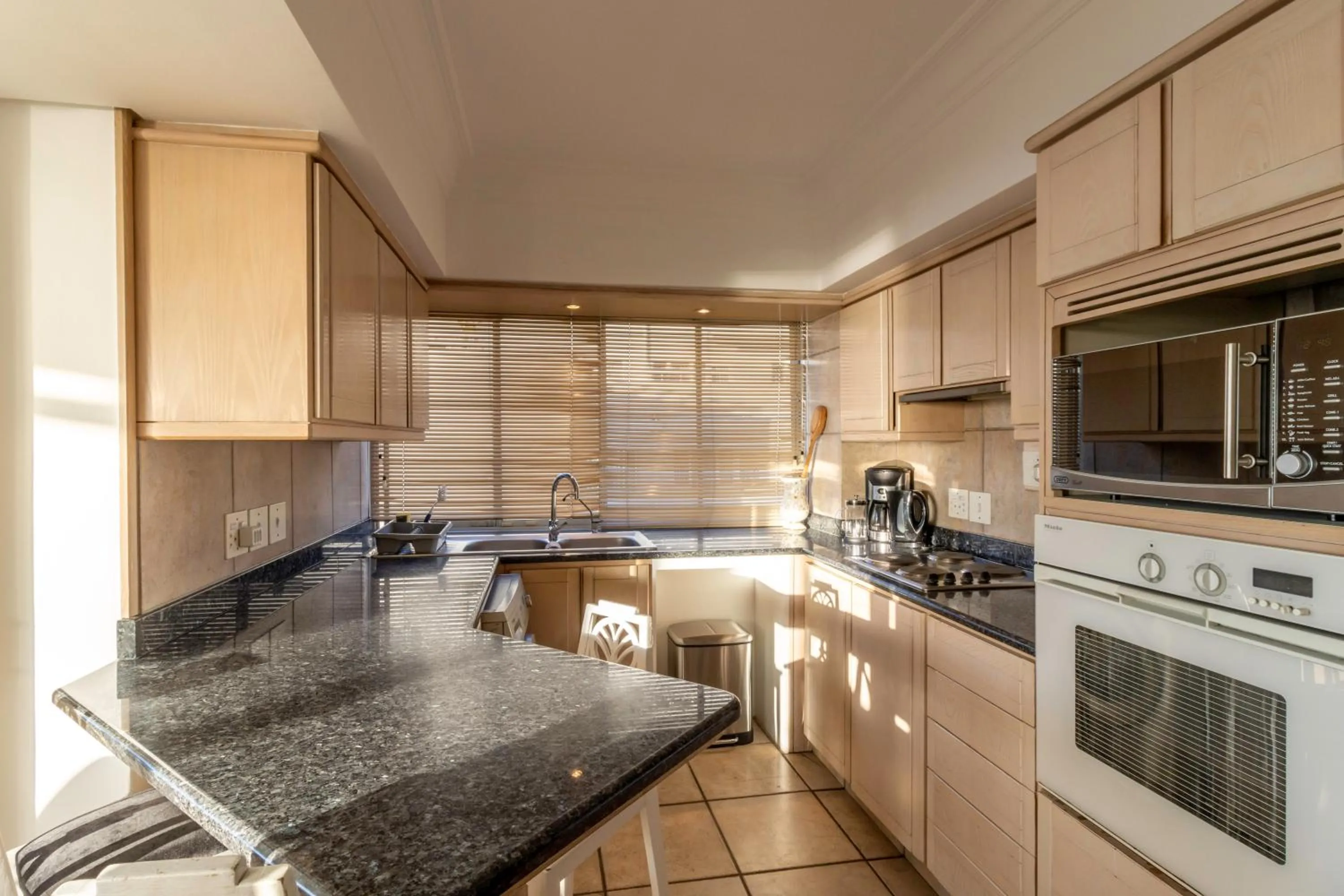 Kitchen or kitchenette in Beachfront Seaview
