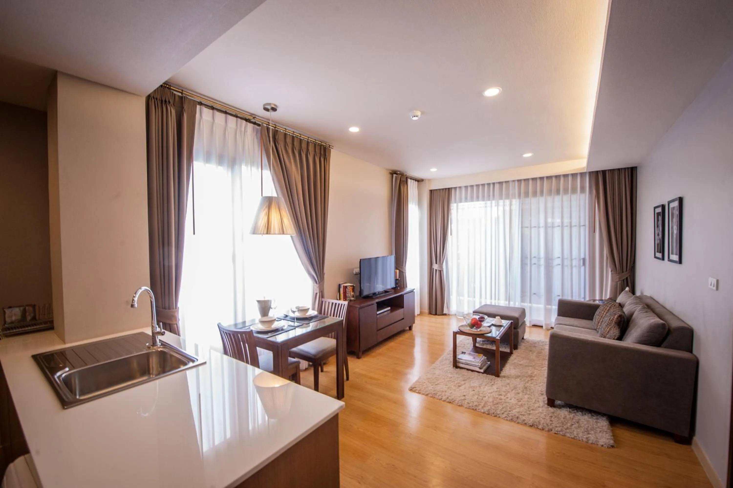 Bed in Burgundy Residence 304