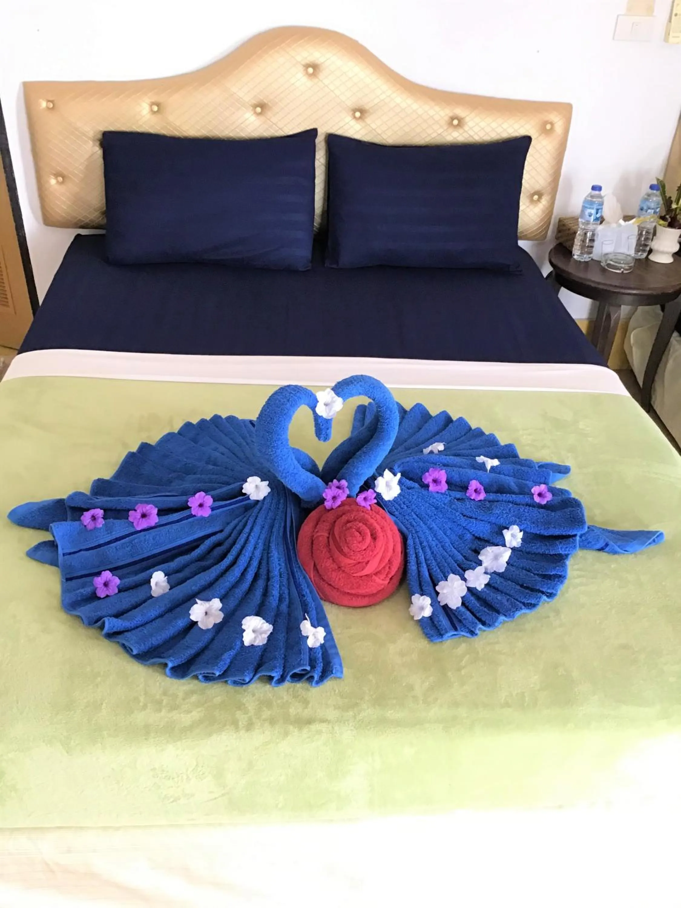 Bed in Andaman Beach Resort Koh Jum